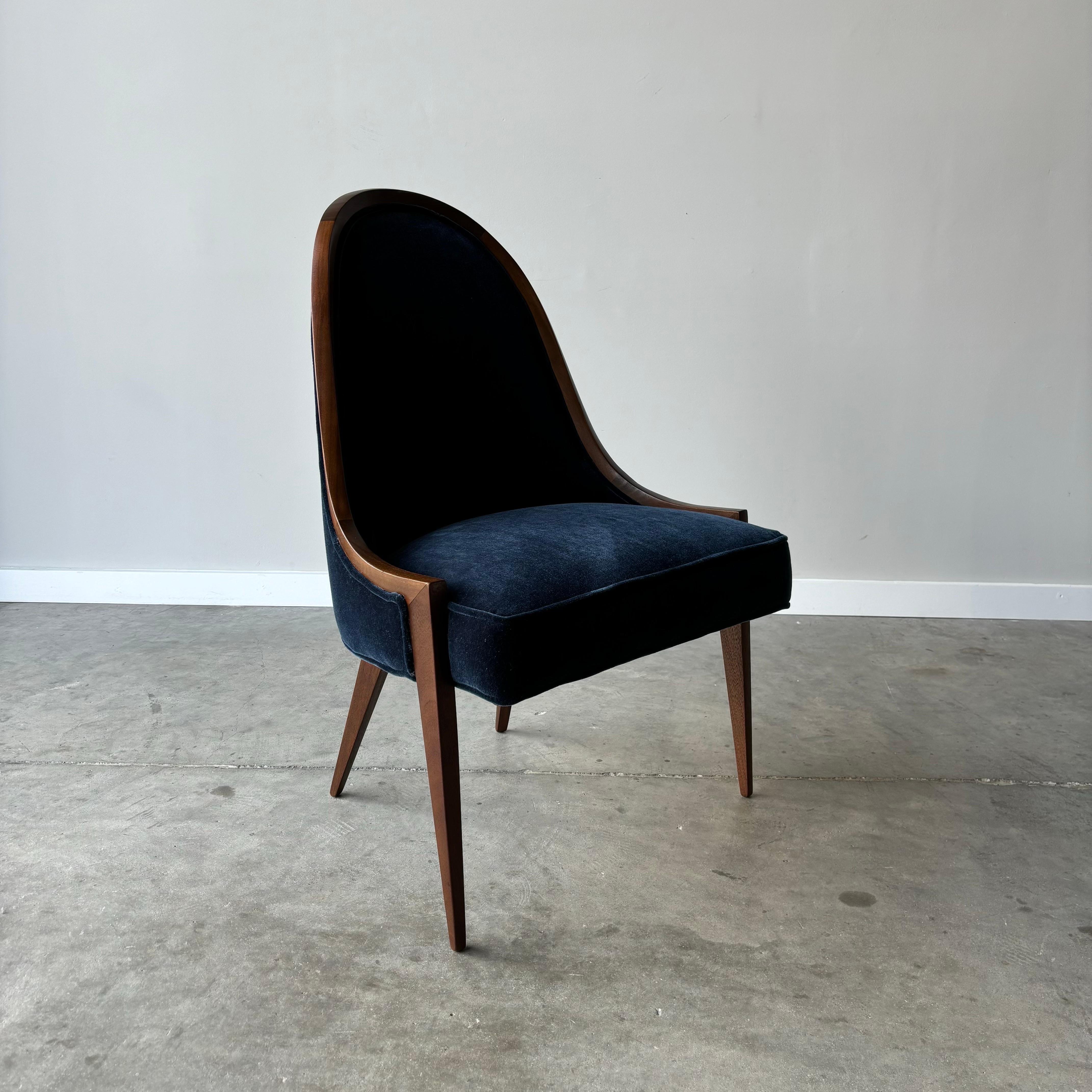 Paire de chaises à dossier en cuillère The Moderns Harvey Probber, années 1960 Bon état - En vente à Raleigh, NC