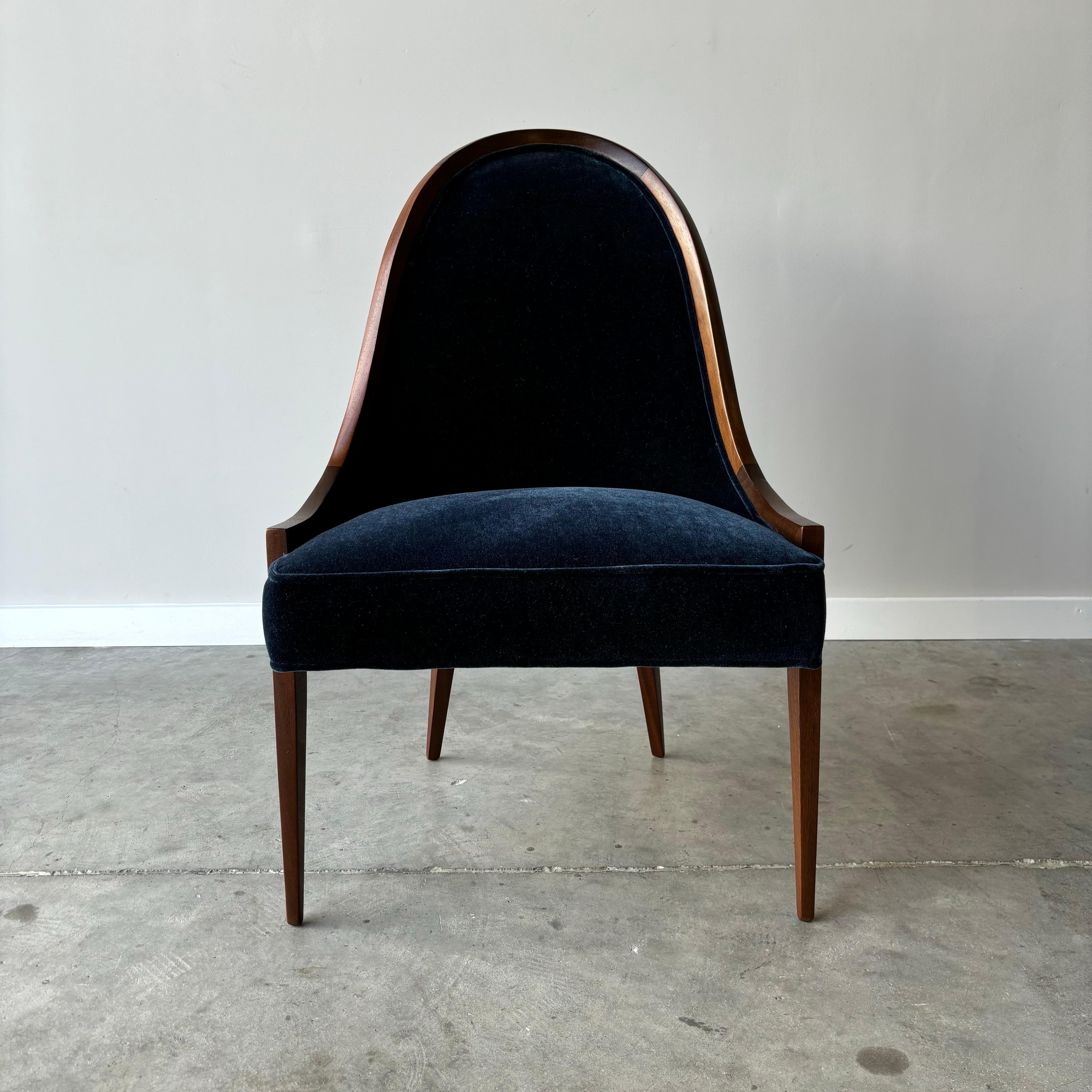 Paire de chaises à dossier en cuillère The Moderns Harvey Probber, années 1960 en vente 1