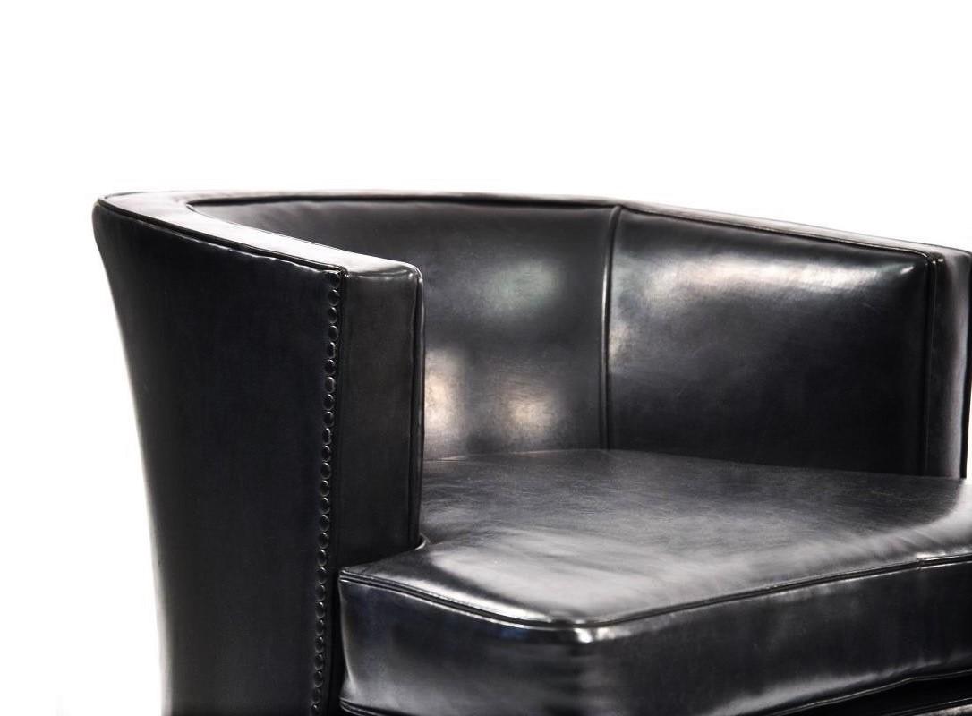Mid-Century Modern Pair of Harvey Probber Swivel Lounge Chairs