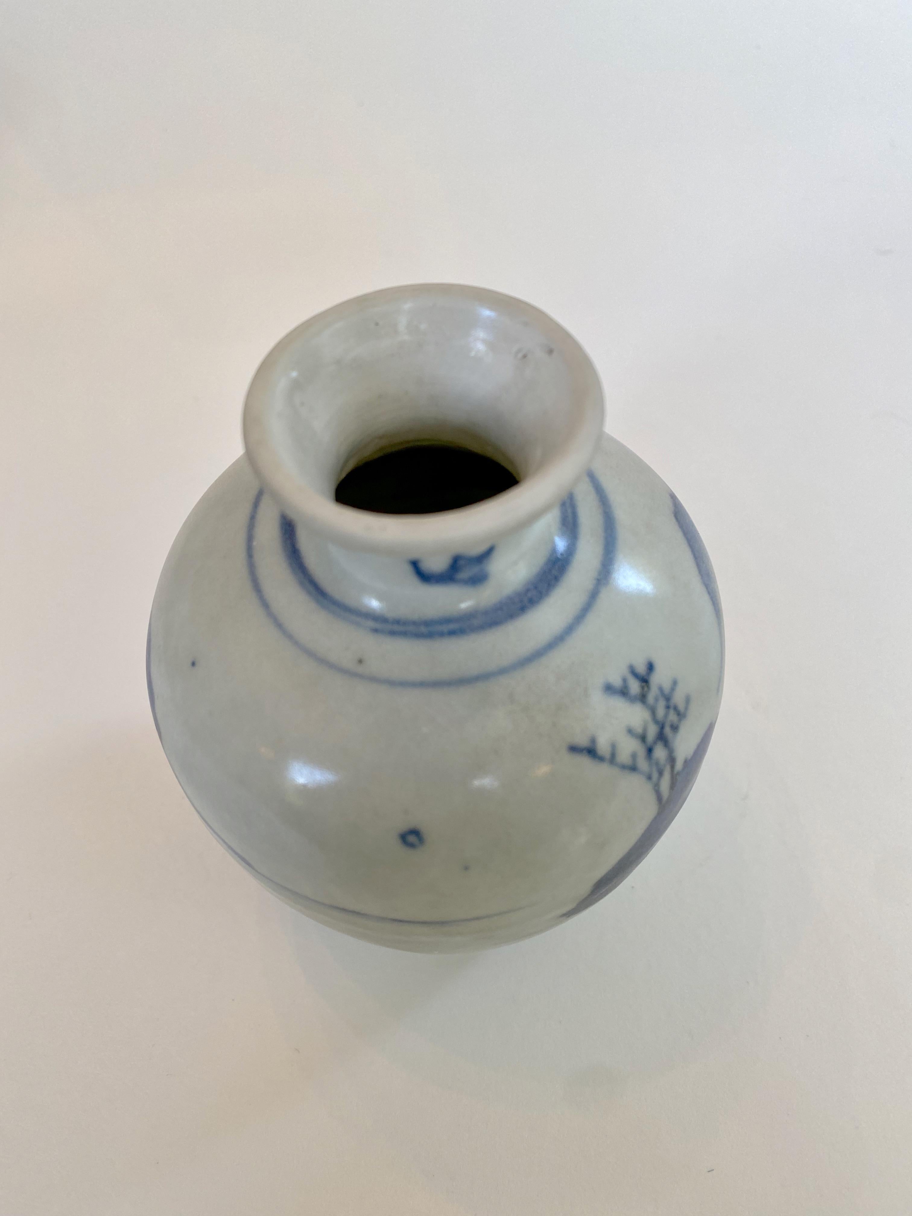 Paire de pots en porcelaine bleue et blanche de la collection Hatcher en vente 2