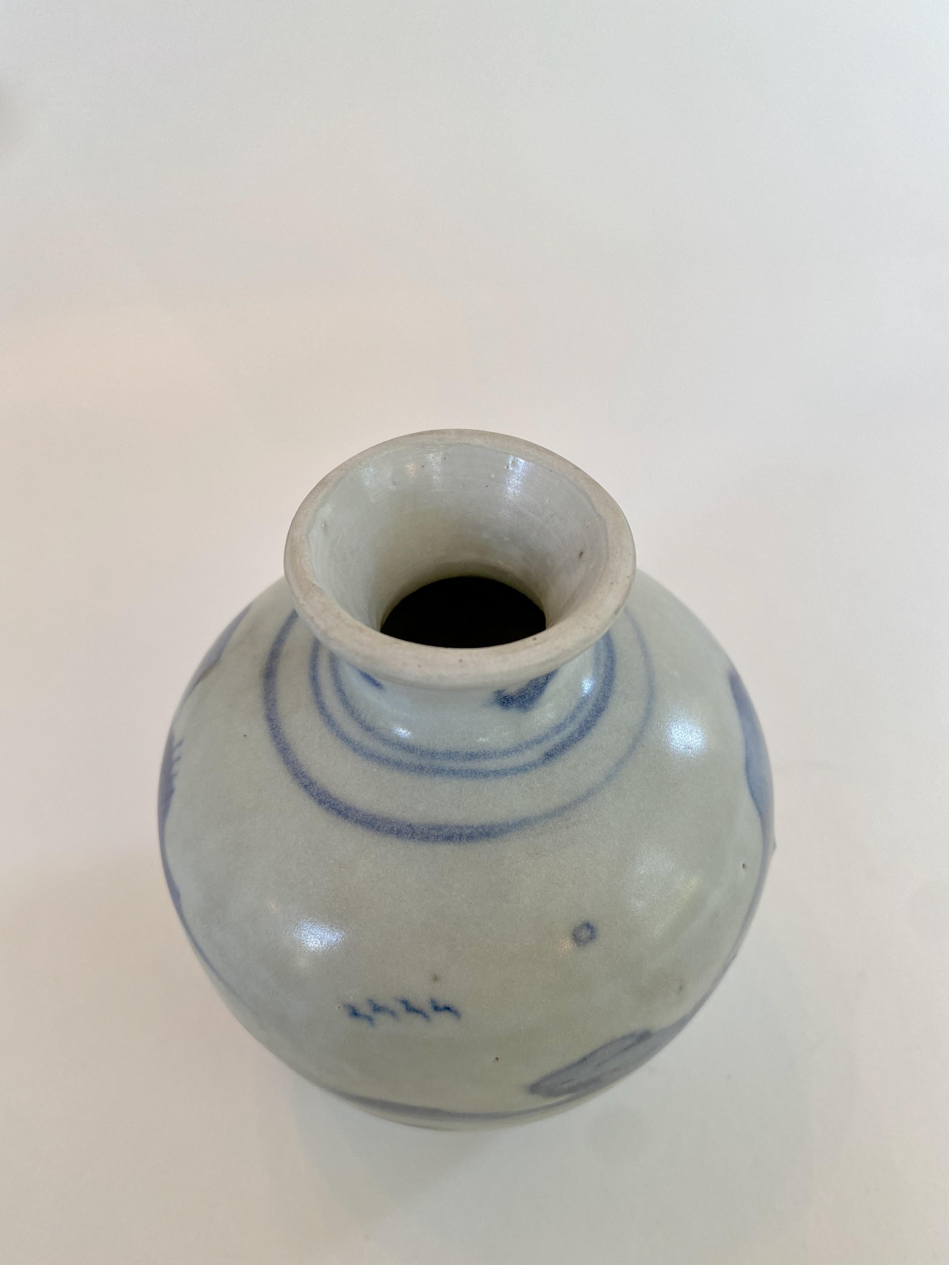 Paire de pots en porcelaine bleue et blanche de la collection Hatcher en vente 3