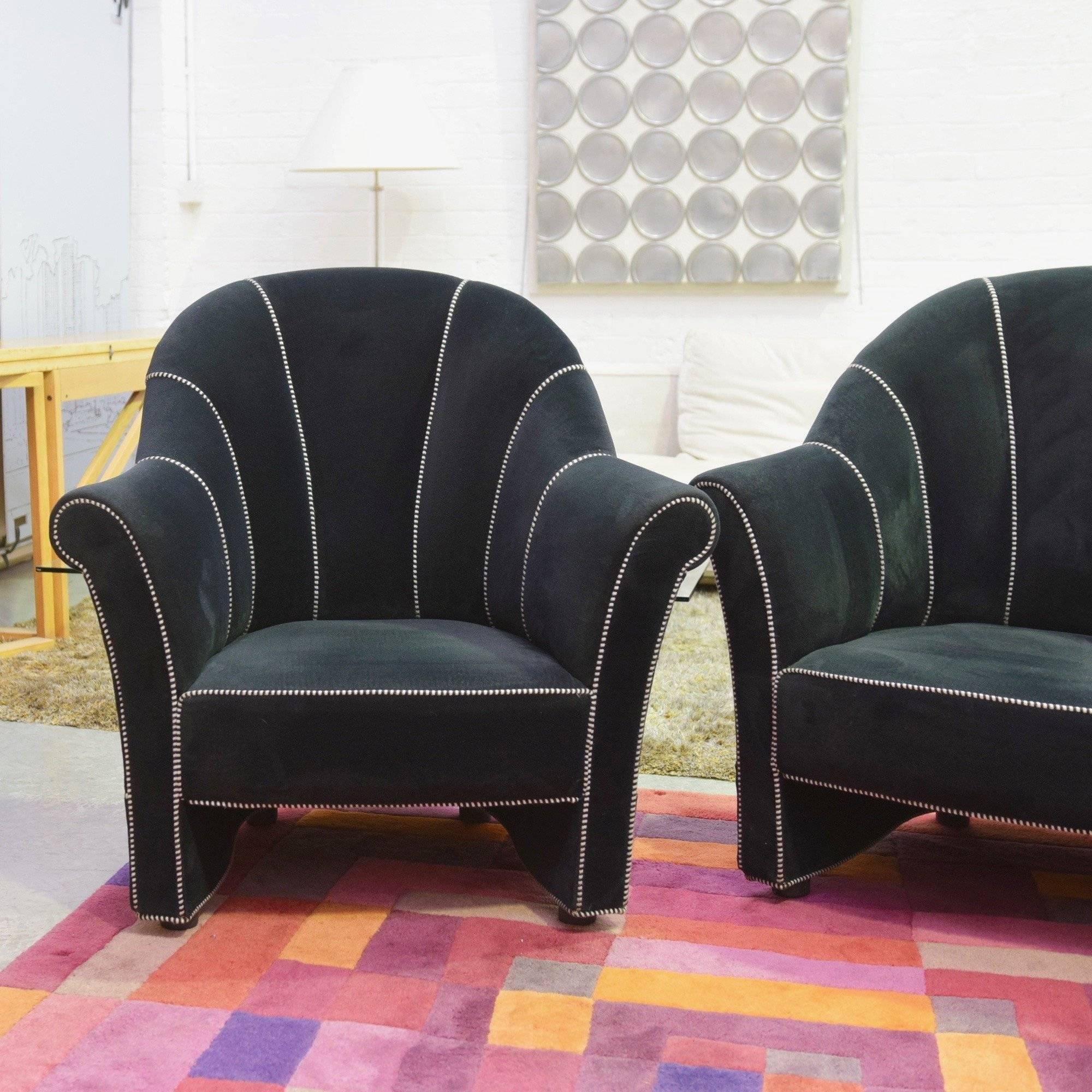 European Pair of Haus Koller Collection Armchairs by Josef Hoffman For Sale