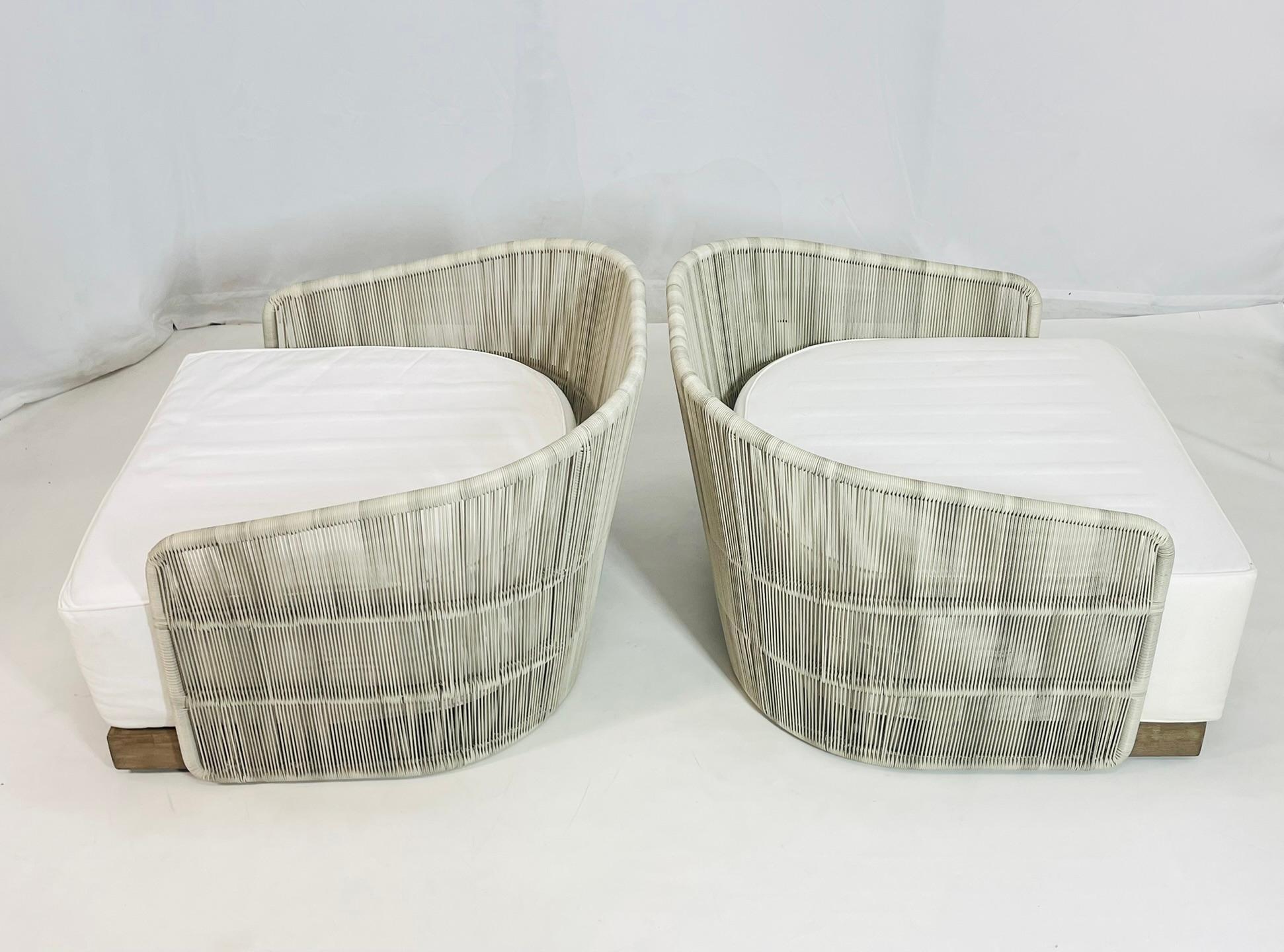 Loungesessel „Havana“ von Restoration Hardware, Paar im Angebot 4
