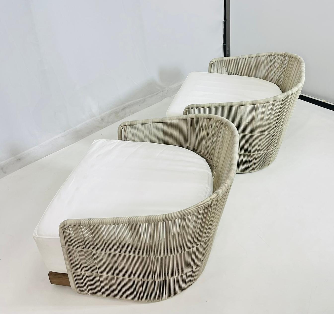 Loungesessel „Havana“ von Restoration Hardware, Paar im Angebot 5