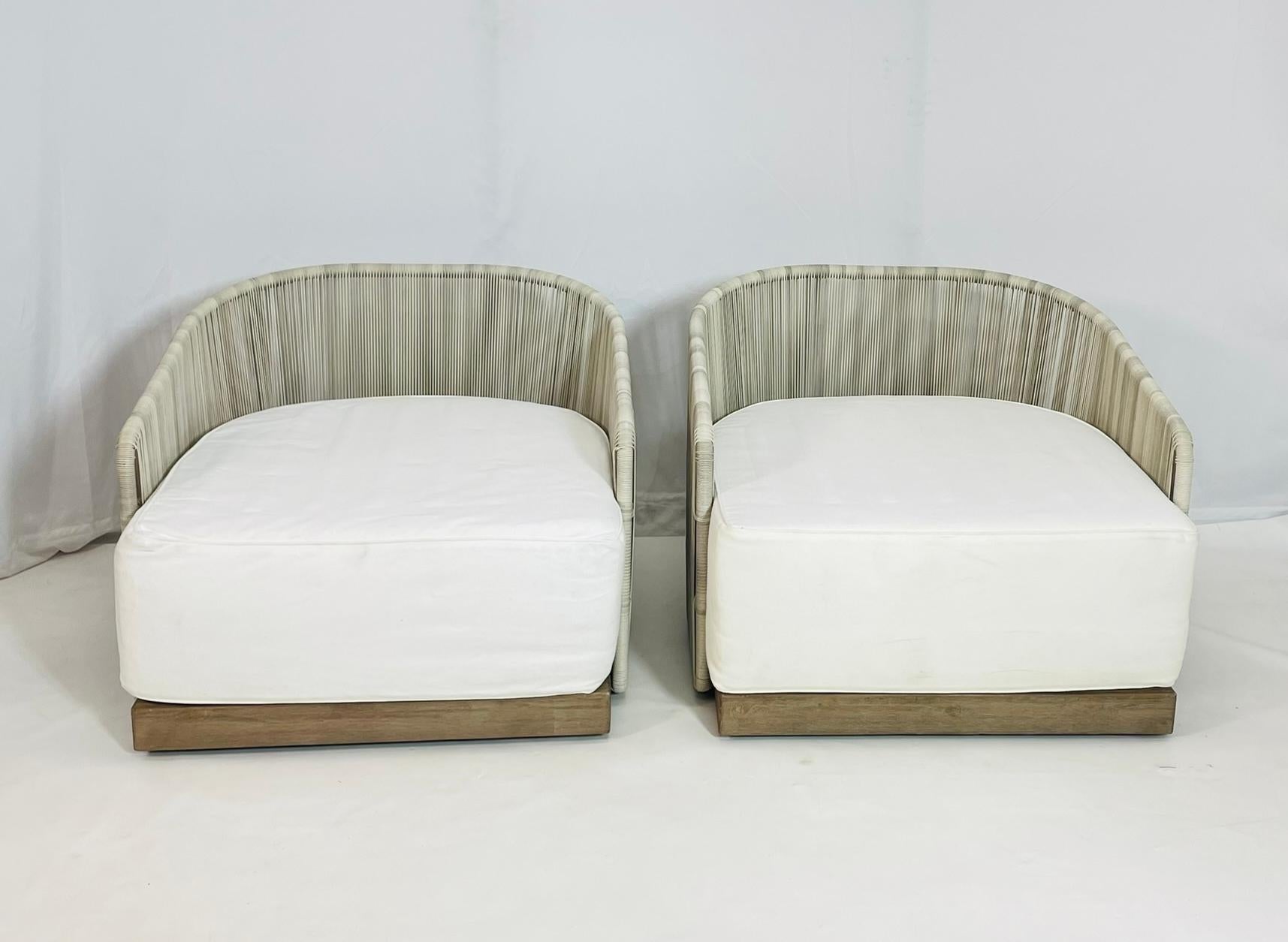 Loungesessel „Havana“ von Restoration Hardware, Paar (Chinesisch) im Angebot