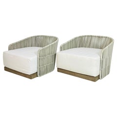 Pareja de tumbonas "Havana" de Restoration Hardware