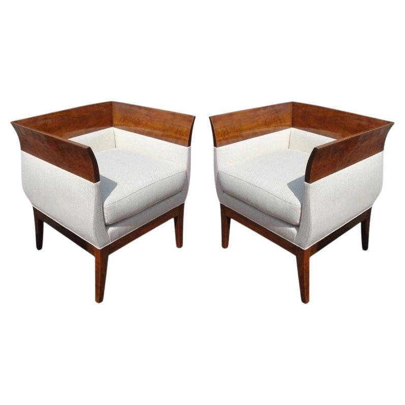 Pair of HBF Chalice Chairs by Orlando Diaz-Azcuy