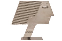 Pair of head sculptures Franz Hagenauer Werkstatte Hagenauer Wien circa 1981