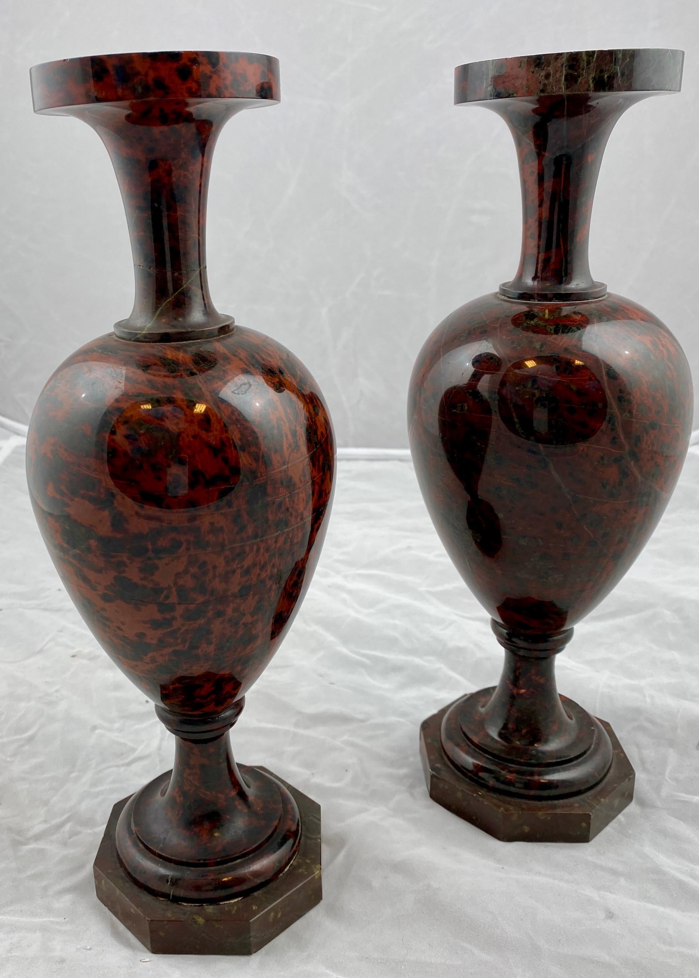 Pair of Hardstone Vases, Early 19th Century 5