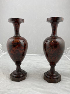 Pair of Hardstone Vases, Early 19th Century