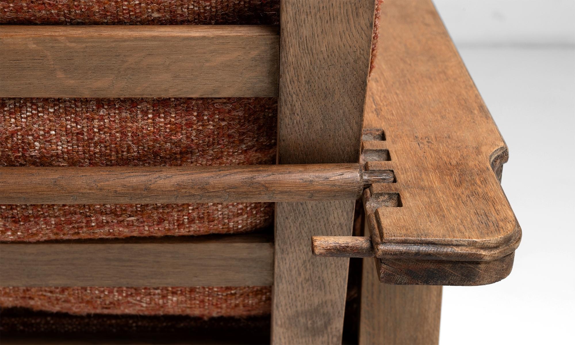 Upholstery Pair of Heals Reading Chairs, England circa 1930