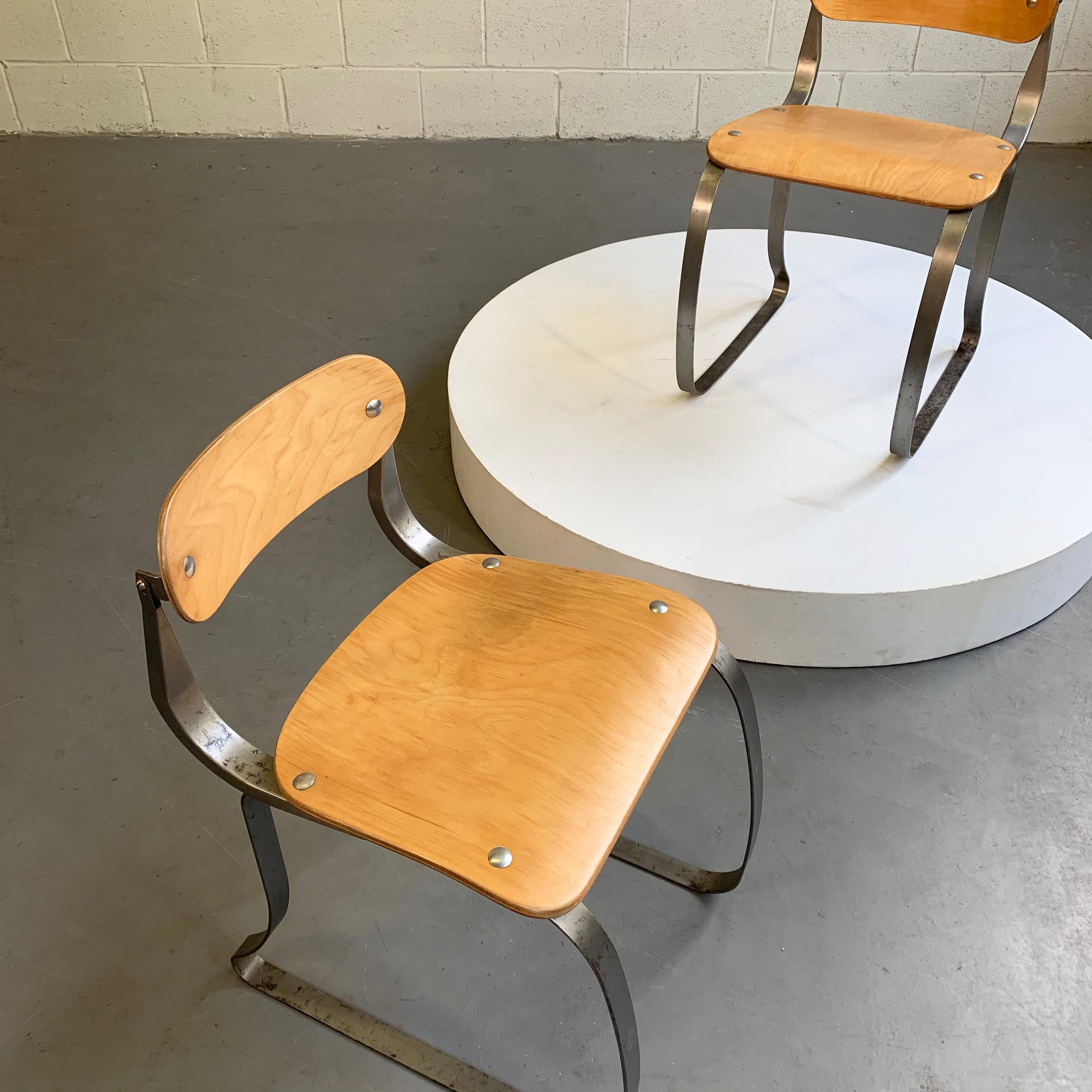 Pair of Health Chairs by Herman Sperlich for Ironite In Good Condition In Brooklyn, NY