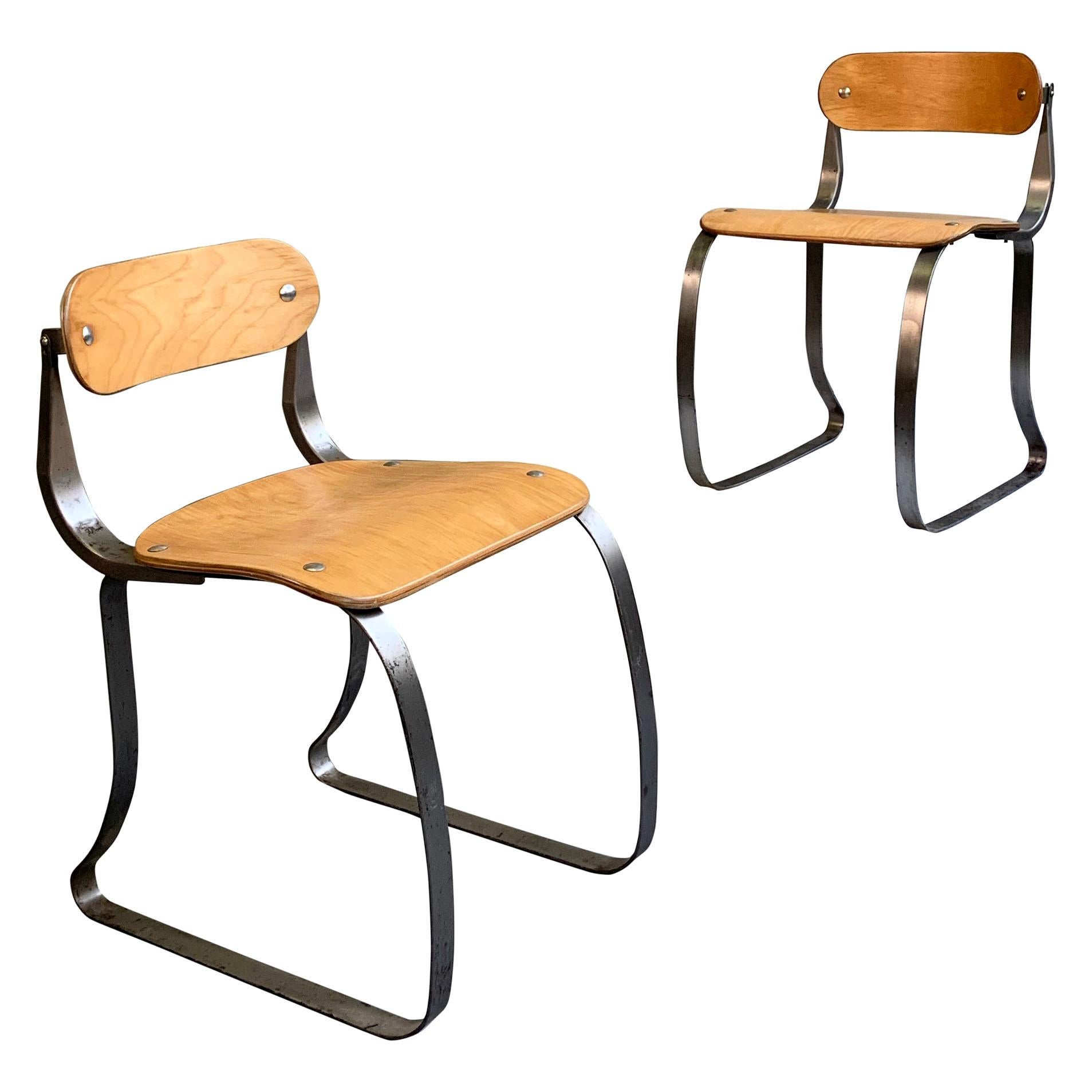 Pair of Health Chairs by Herman Sperlich for Ironite