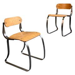 Paire de chaises de santé par Herman Sperlich pour Ironite