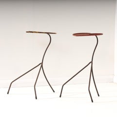 Pair of Heart Tables in the Manner of Mathieu Mategot