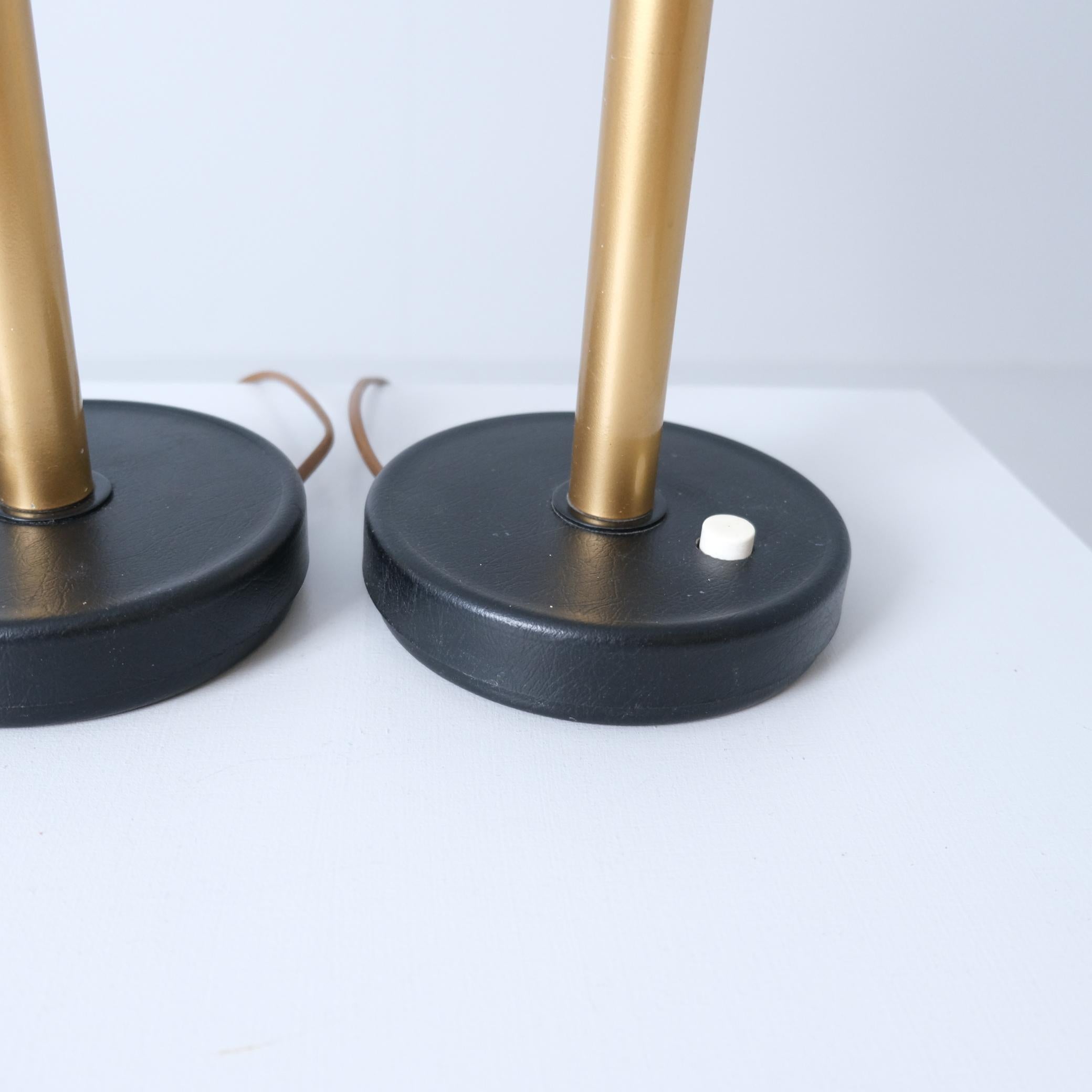 Paire de lampes de table Heikki Turunen Golden 