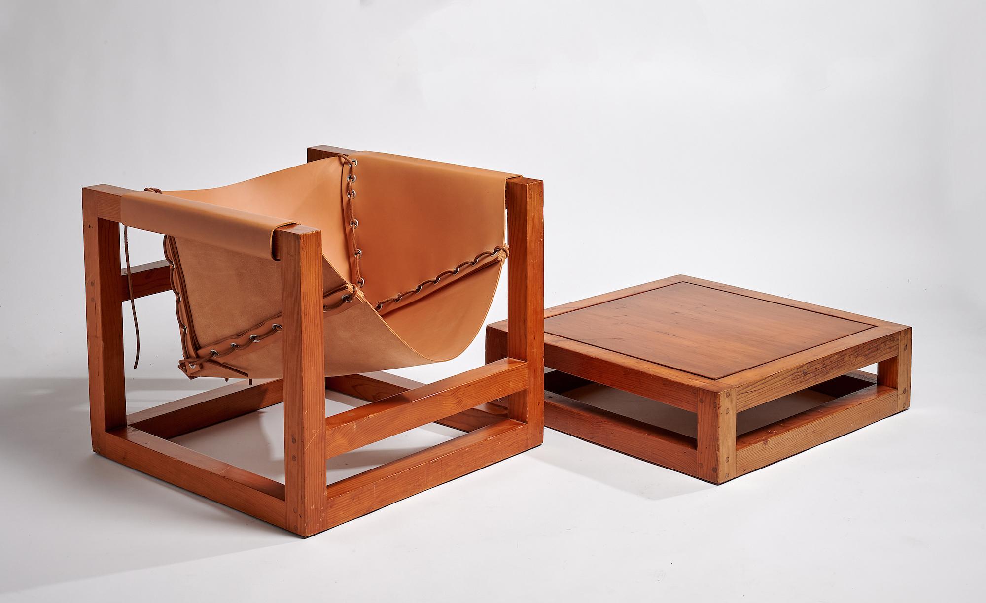 Paire de chaises longues Heinz Witthoeft Tail 4 avec tables assorties, Allemagne, 1959 en vente 3