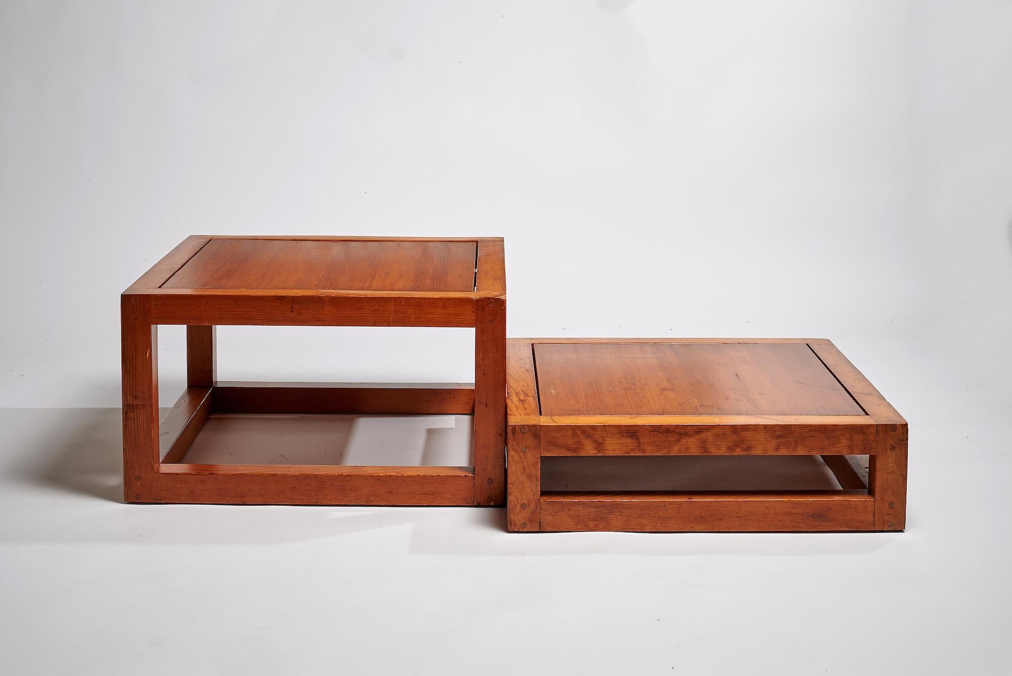 Paire de chaises longues Heinz Witthoeft Tail 4 avec tables assorties, Allemagne, 1959 en vente 4