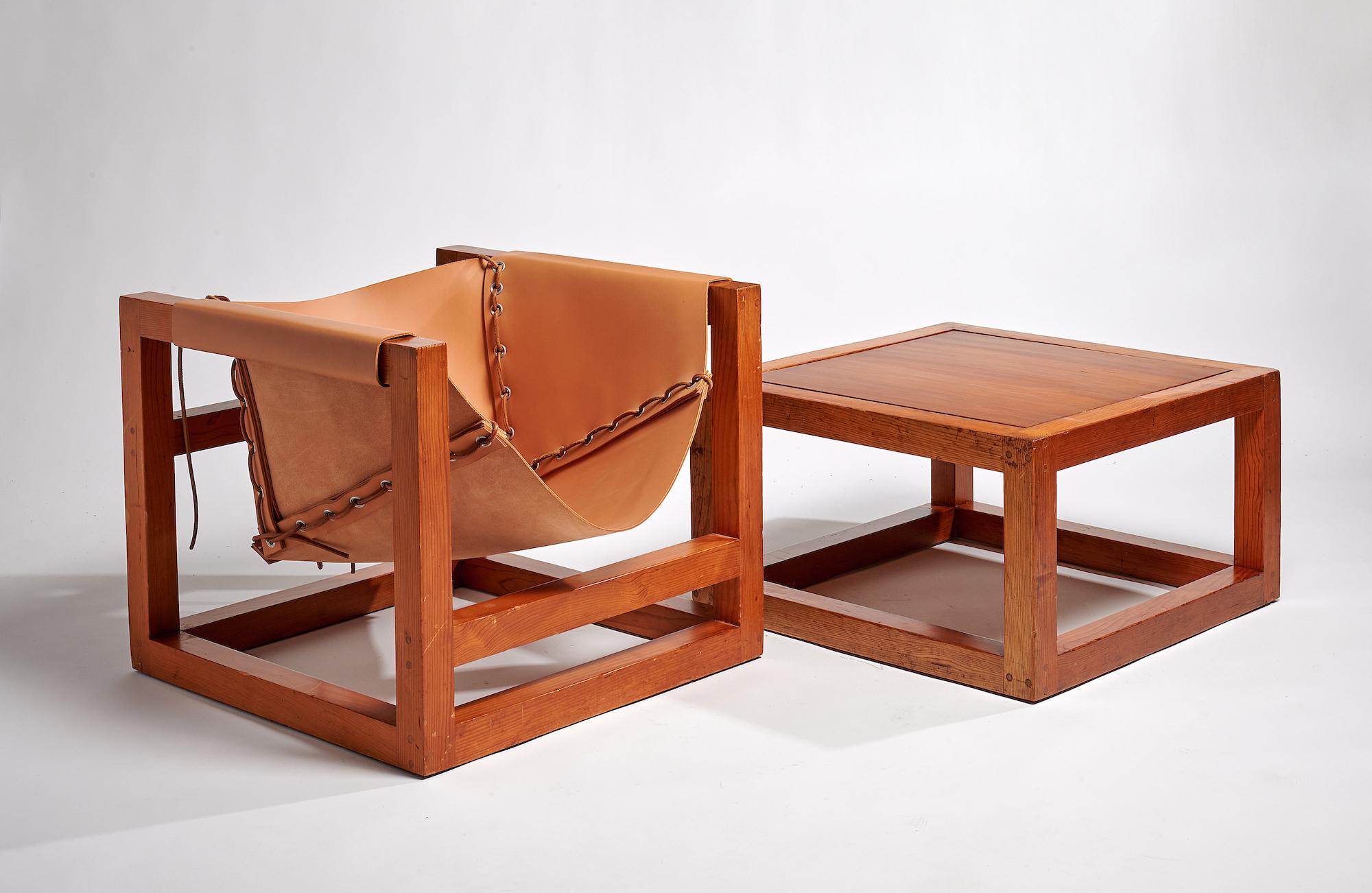 Paire de chaises longues Heinz Witthoeft Tail 4 avec tables assorties, Allemagne, 1959 en vente 2