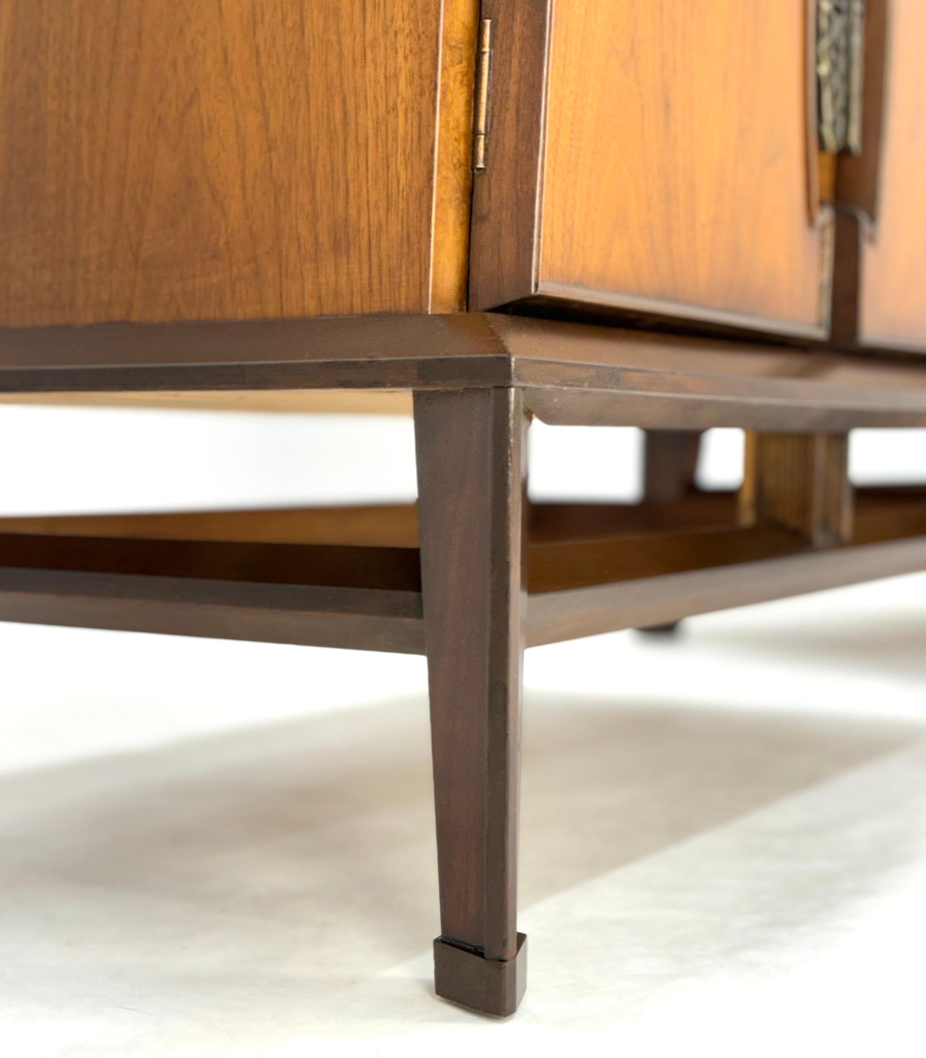 Lacquered Pair of Helen Hobey for Baker Trapezoid Shape Night Stands End Side Tables MINT!