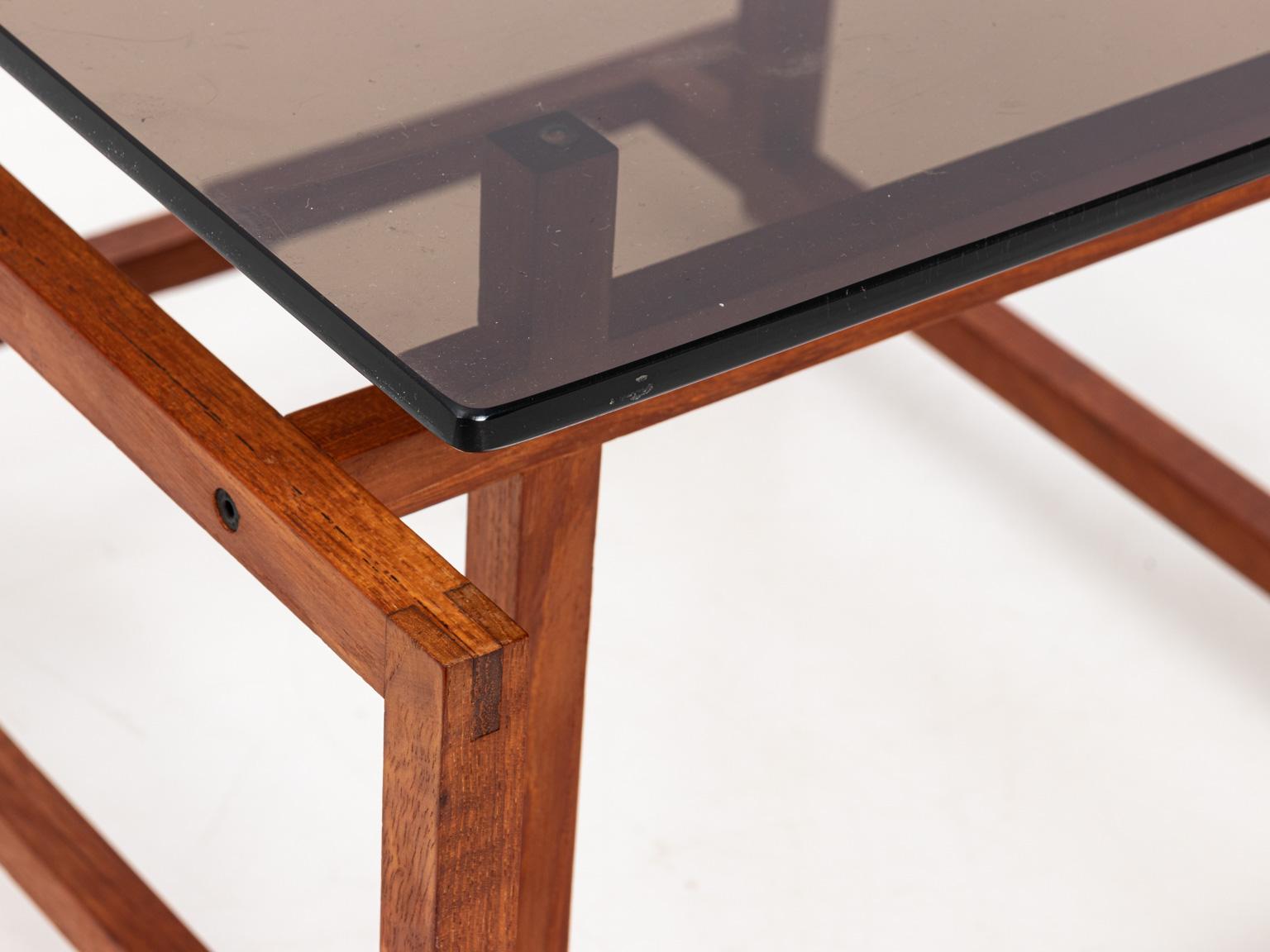 Pair of Henning Horgaard Rosewood End Tables by Komfort Mobler In Good Condition In Stamford, CT