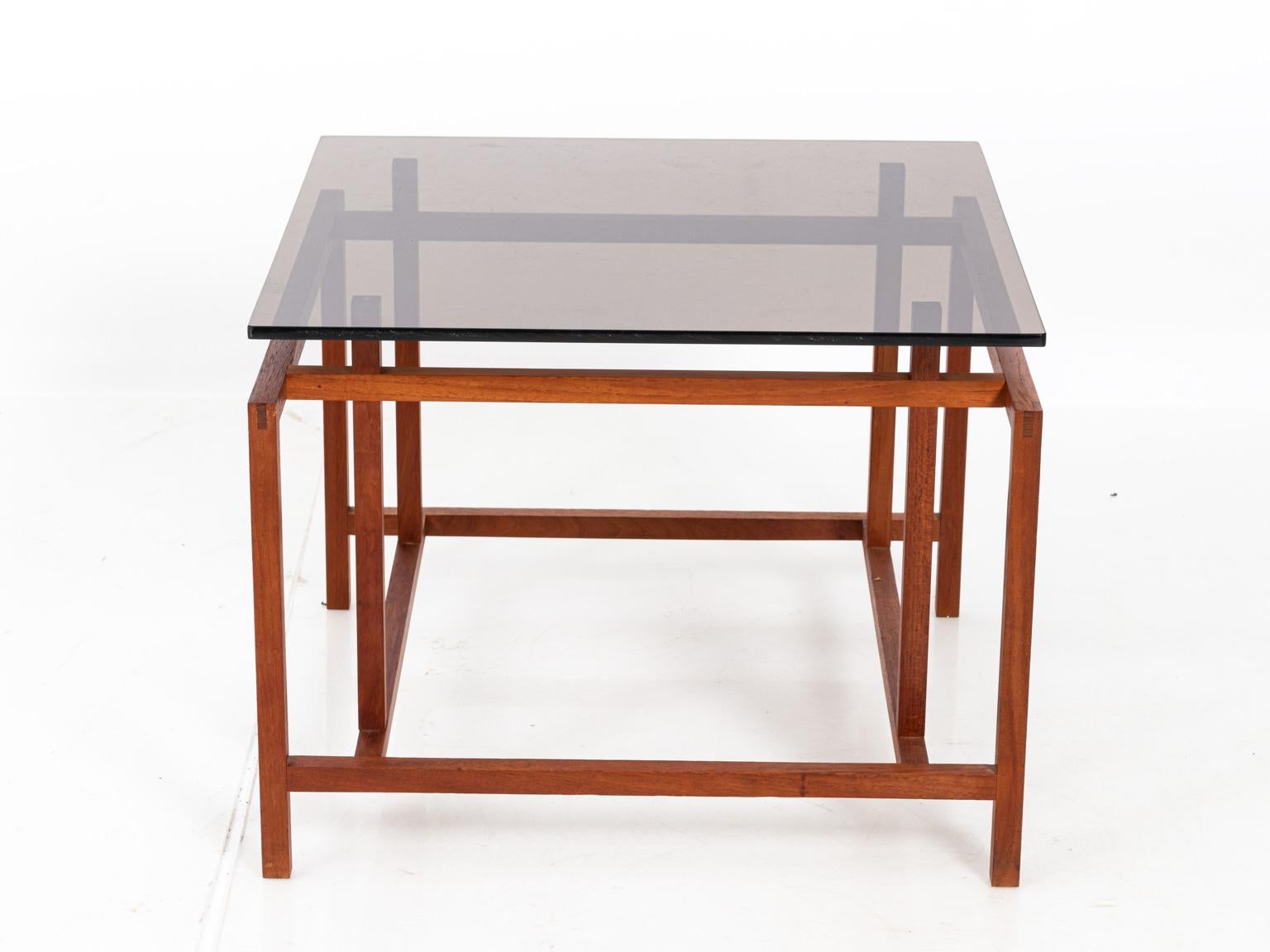 Pair of Henning Horgaard Rosewood End Tables by Komfort Mobler 1