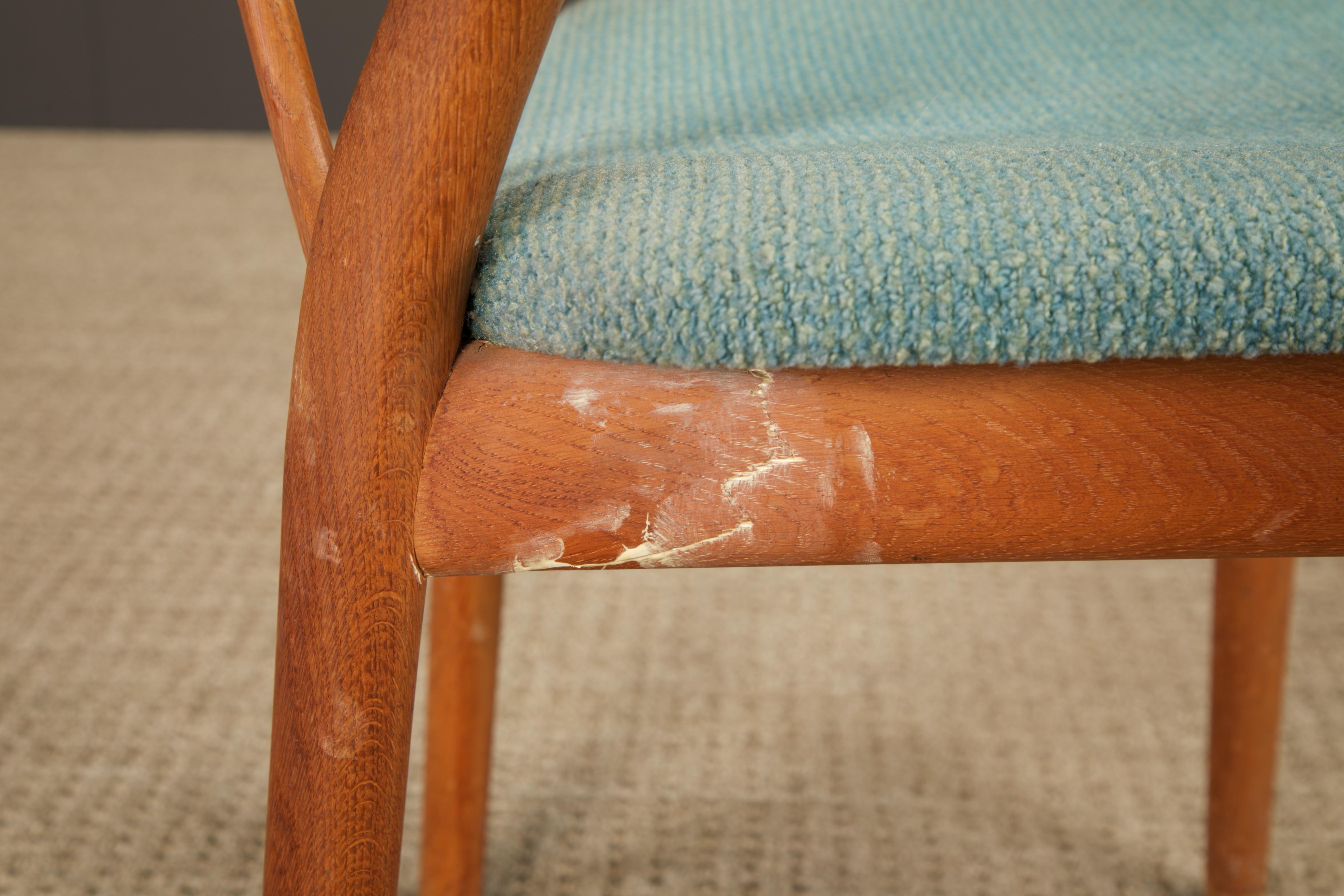Paire de chaises en teck Henning Kjaernulf Model No 255 pour Bruno Hansen, Danemark, années 1960 en vente 13
