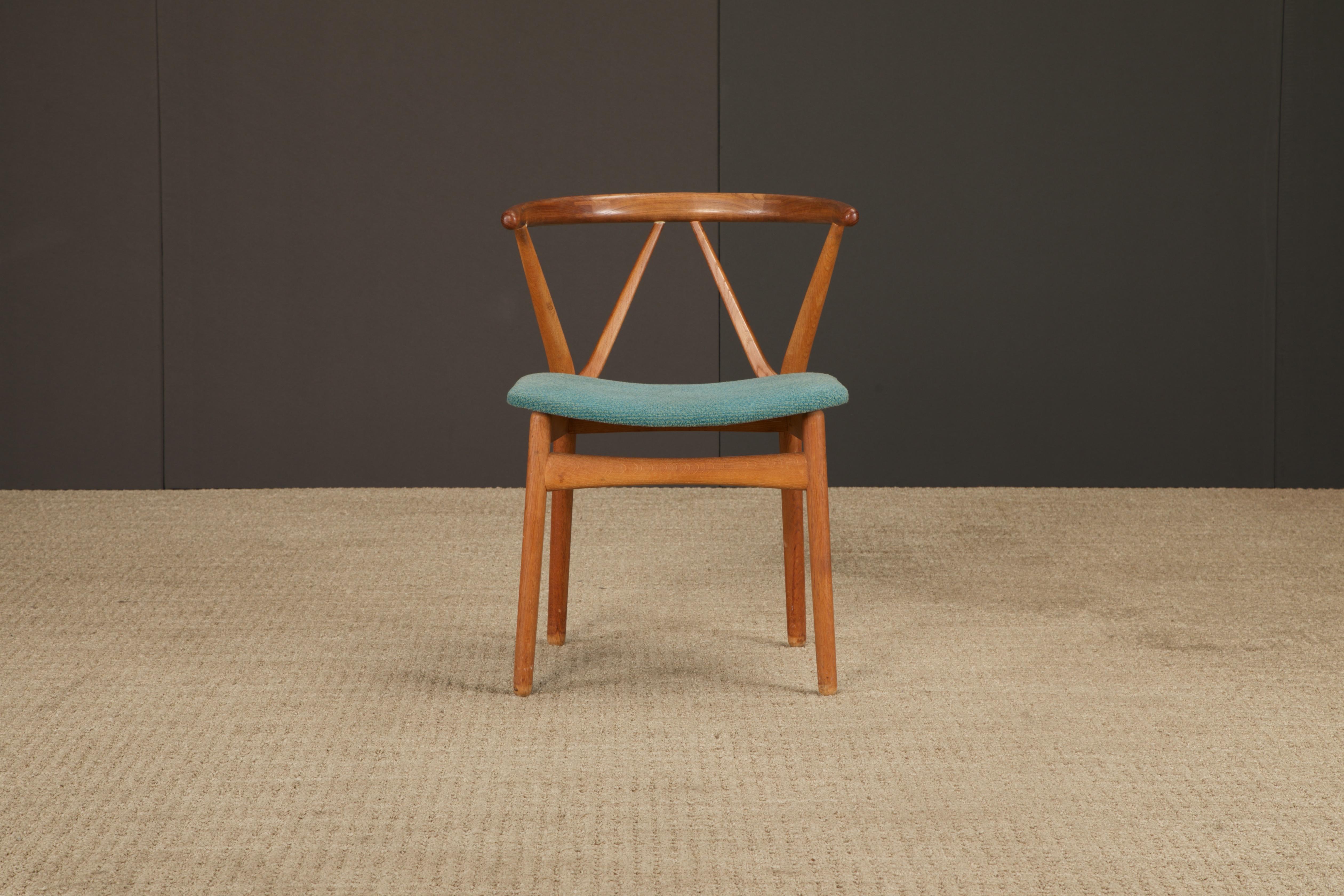Milieu du XXe siècle Paire de chaises en teck Henning Kjaernulf Model No 255 pour Bruno Hansen, Danemark, années 1960 en vente