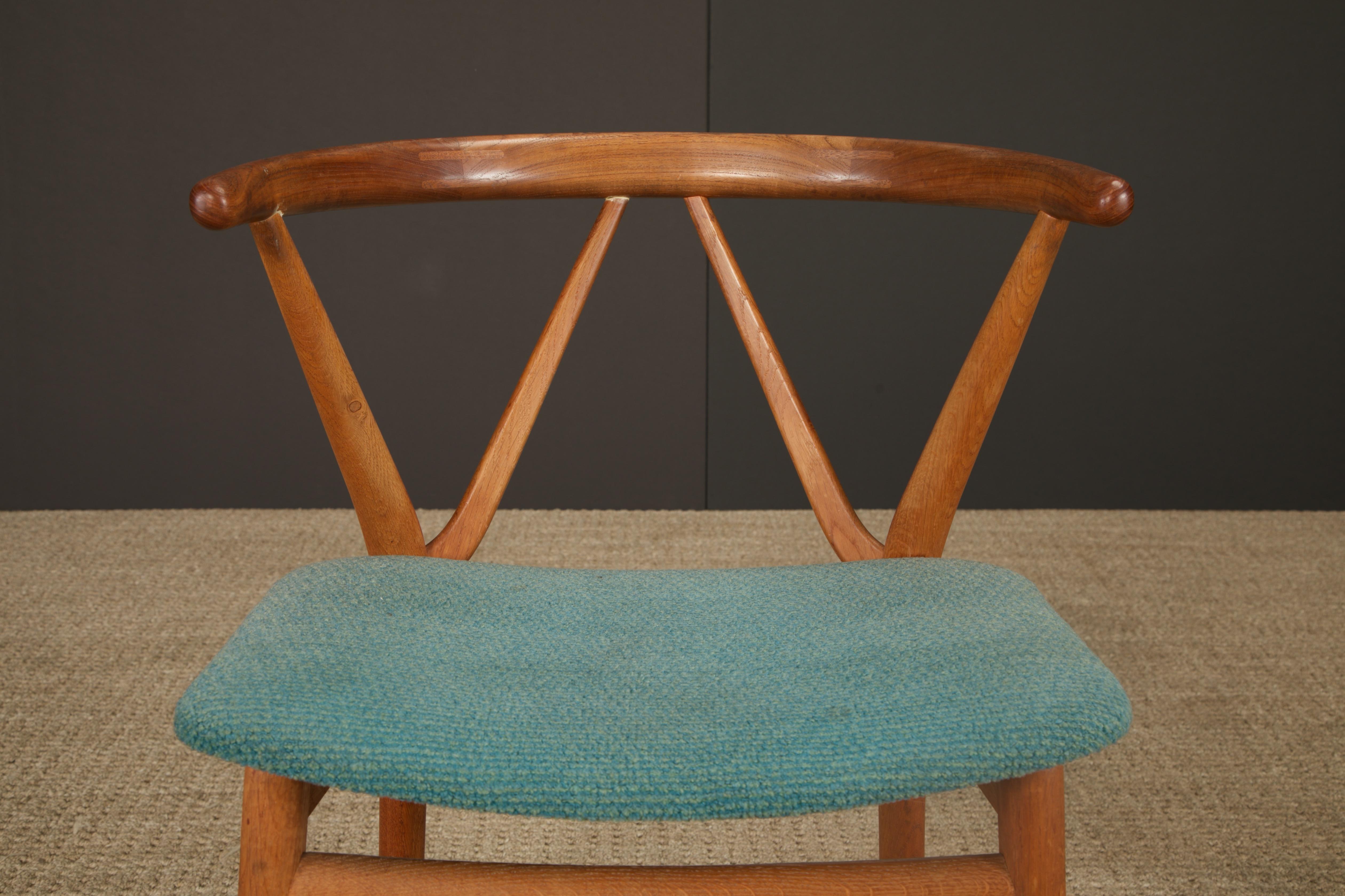 Paire de chaises en teck Henning Kjaernulf Model No 255 pour Bruno Hansen, Danemark, années 1960 en vente 2