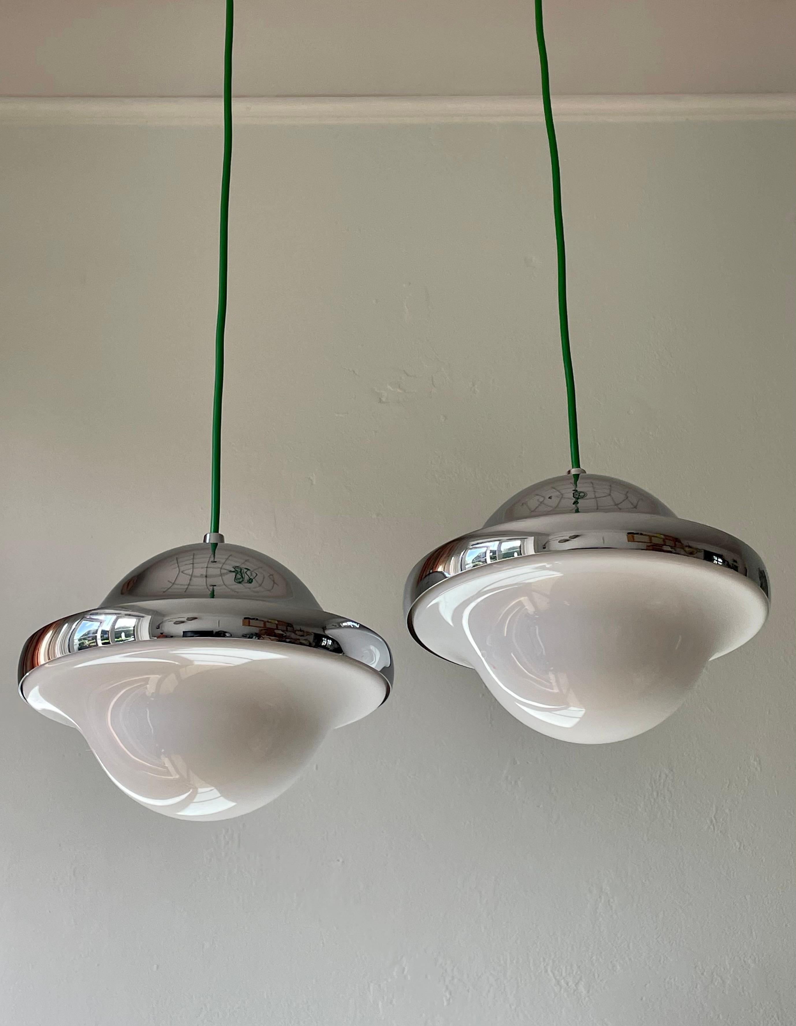 20th Century Henning Koppel Chrome Bubi Lights, 1972 For Sale