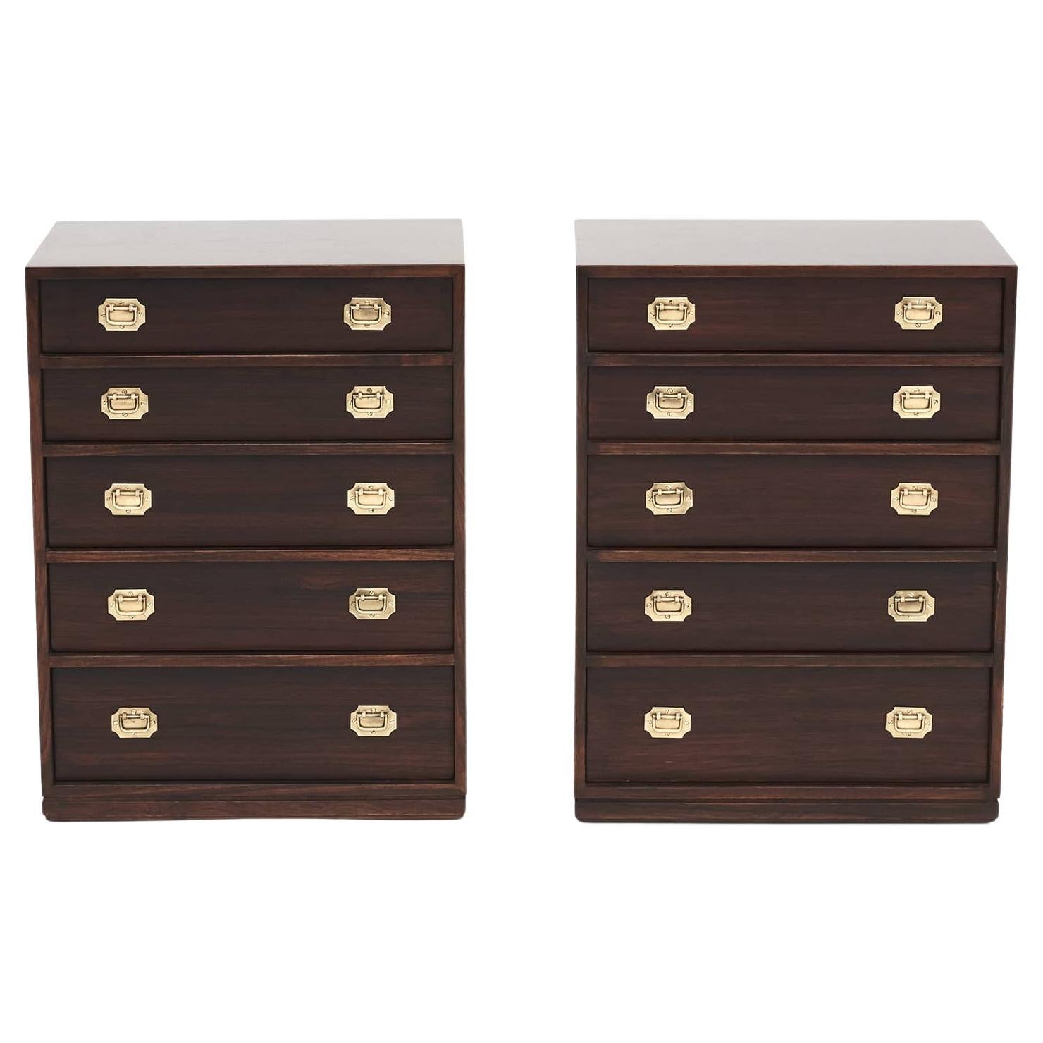 Pair Of Henning Korch "Alabama"  Chest Of Drawers