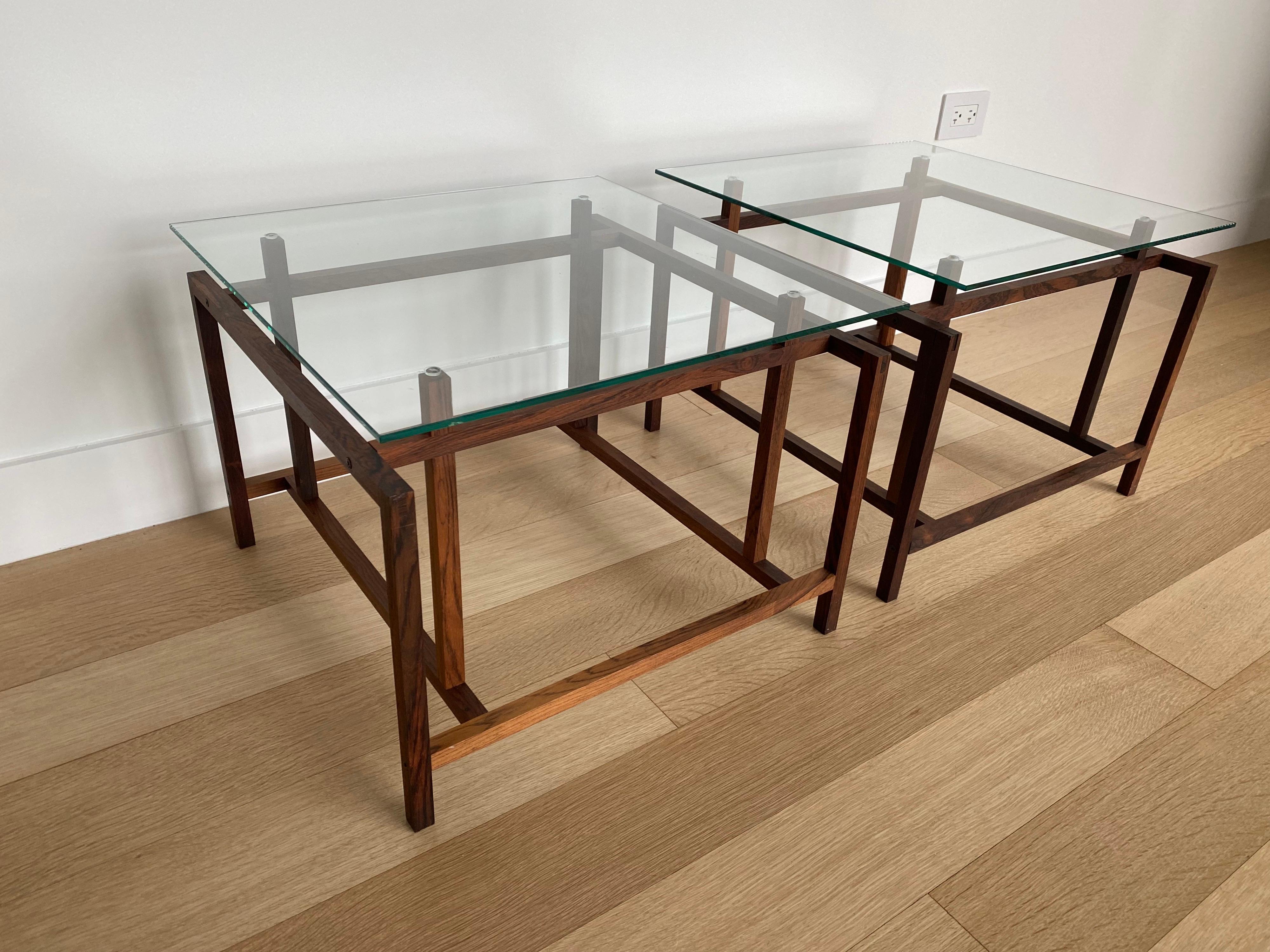 Danish Pair of Henning Nørgaard Tables For Sale