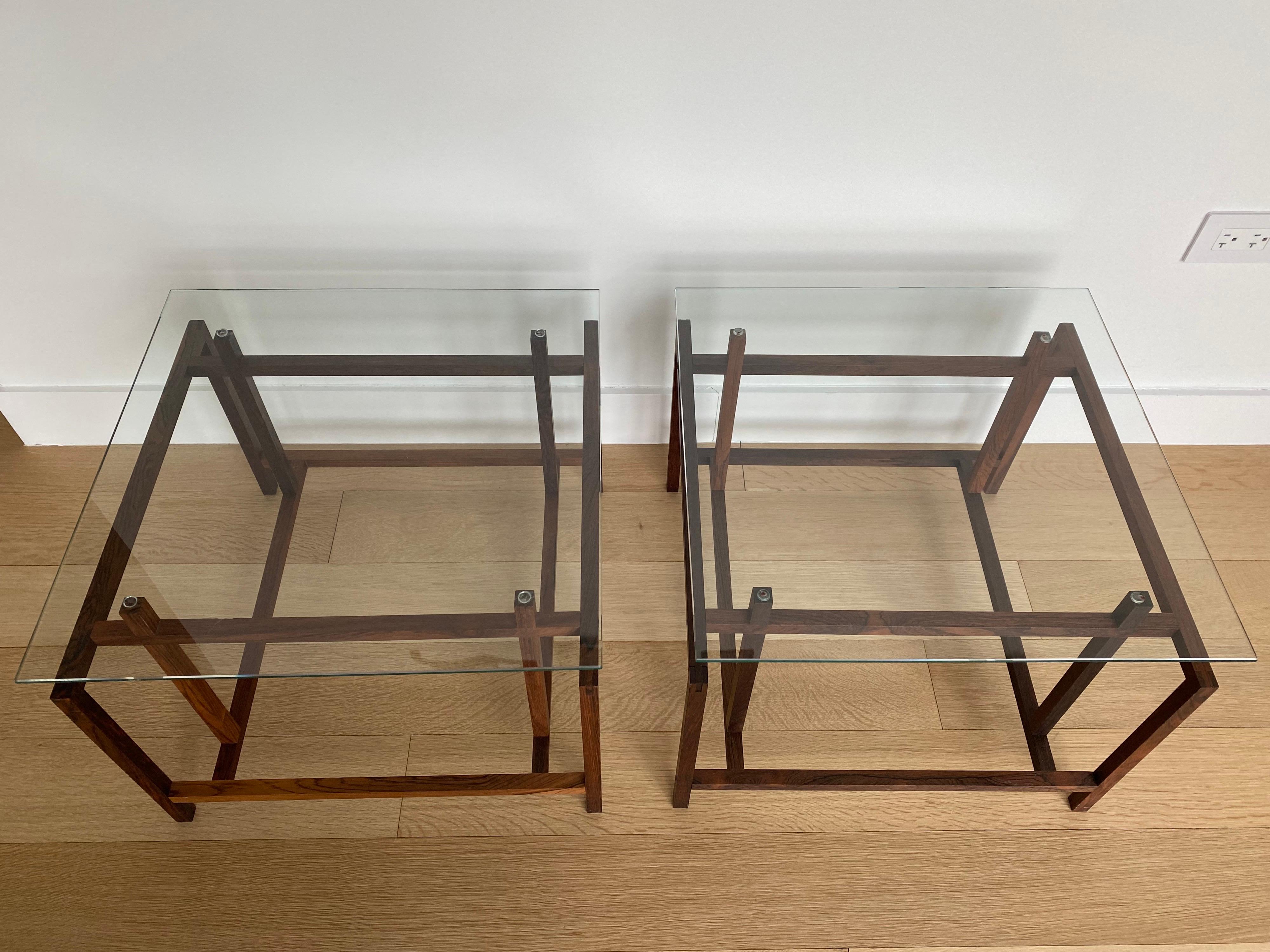 Pair of Henning Nørgaard Tables In Good Condition For Sale In Stockton, NJ