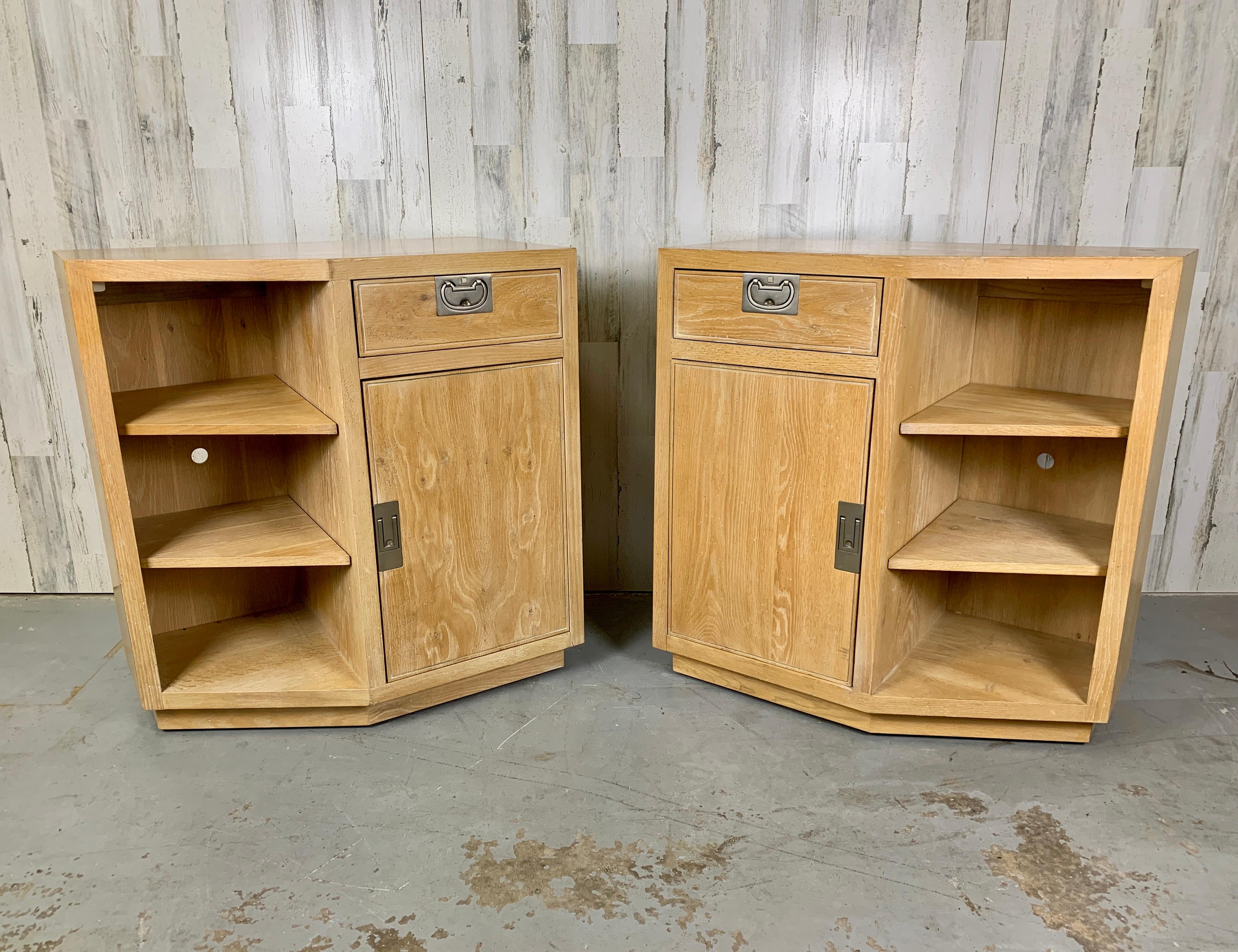 North American Pair of Henredon Bel Air Collection Cabinets