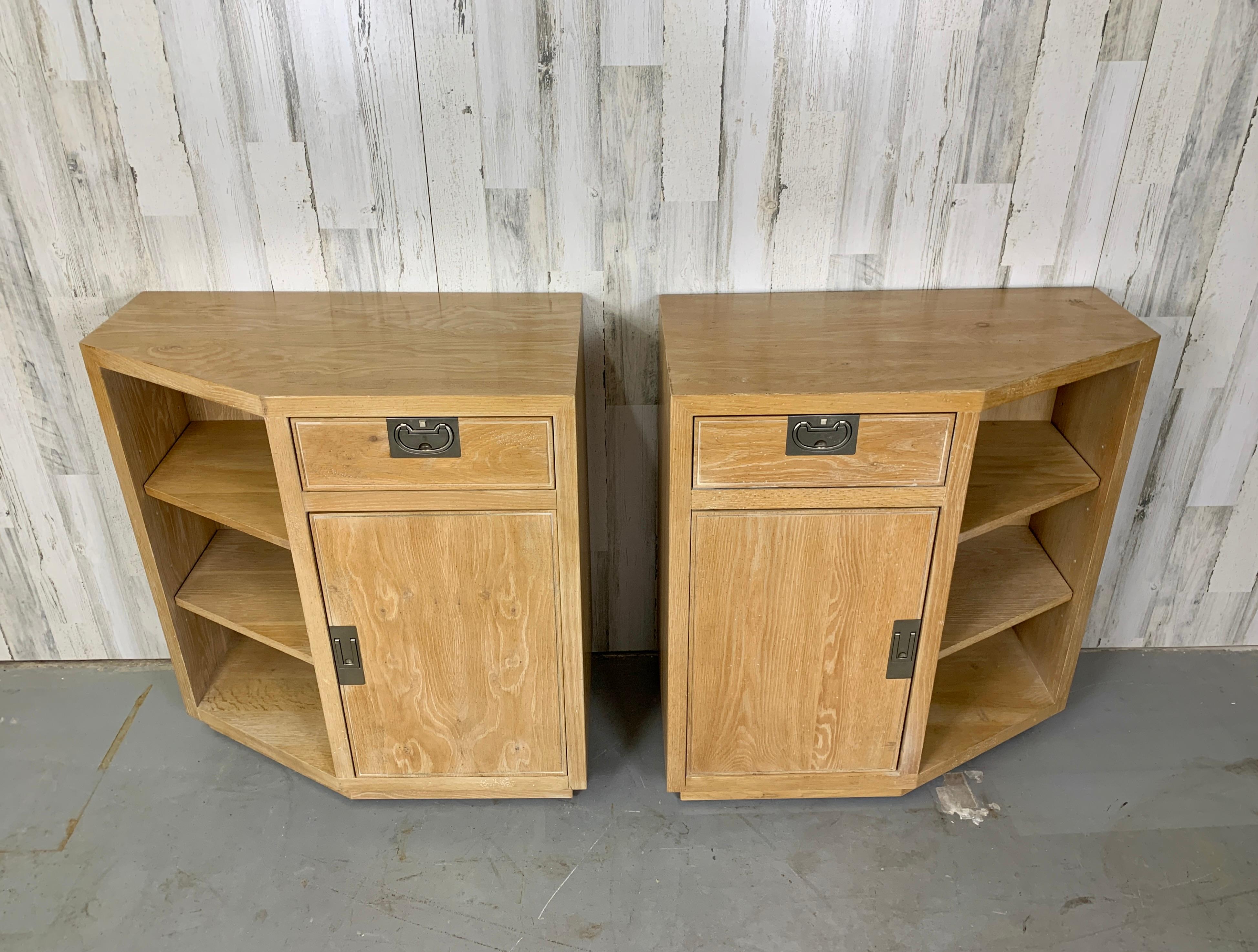 Late 20th Century Pair of Henredon Bel Air Collection Cabinets