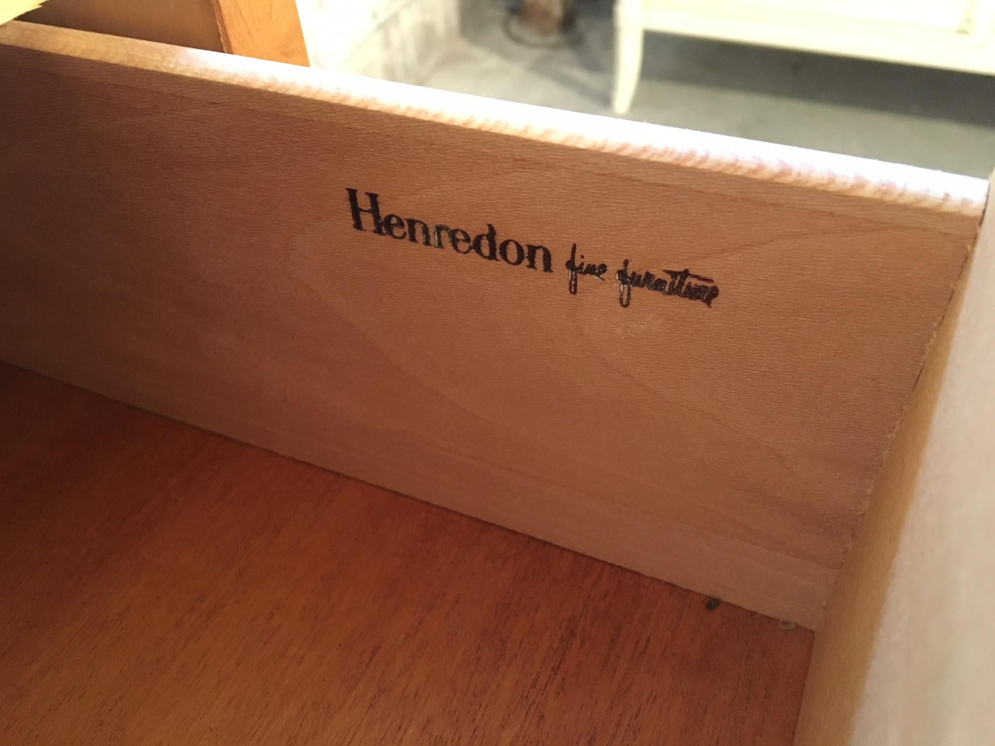 Pair of Henredon Burl Wood Campaign Dressers 4