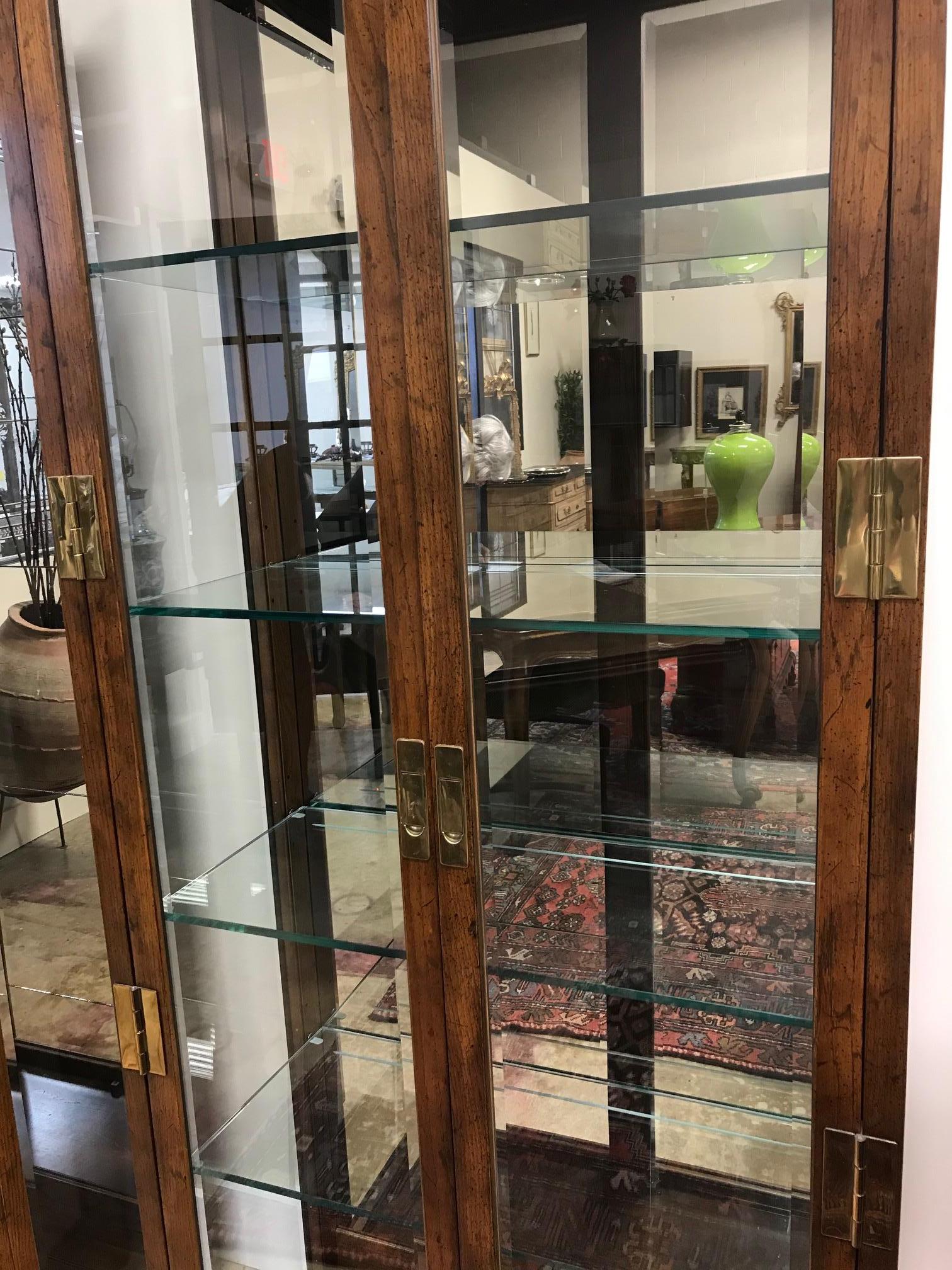 henredon display cabinet