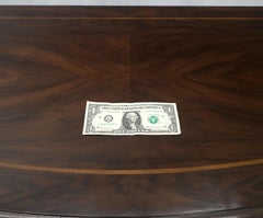 Pair of Henredon Walnut Two Drawers Regency 46" Console Dressers MINT!