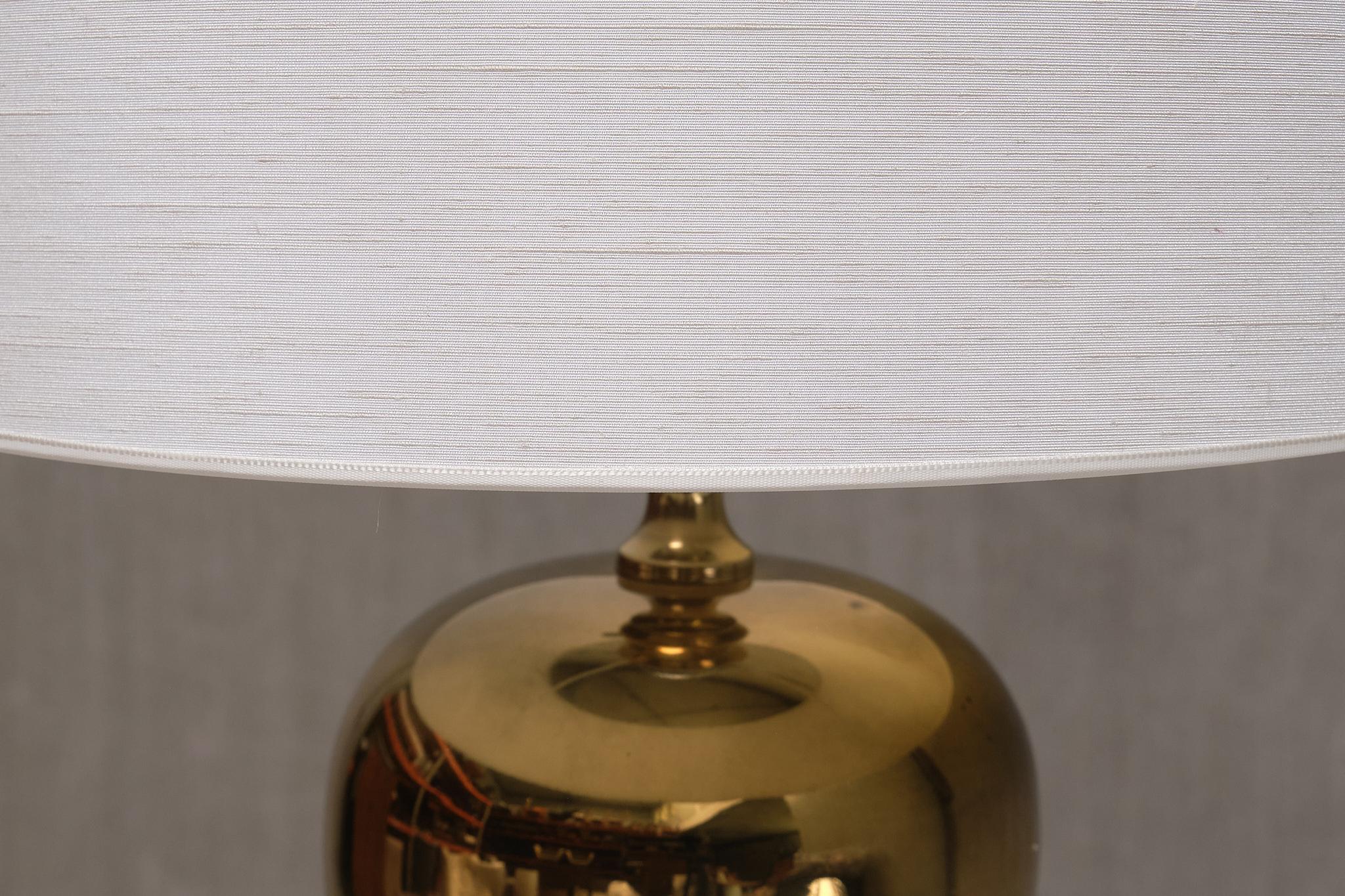 Coppia di lampade da tavolo in ottone Henrik Blomqvist, Stilarmatur Tranås, Svezia, anni '60 in vendita 5