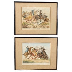 Pair of Henry Aitken Coloured Etchings, 19th Century