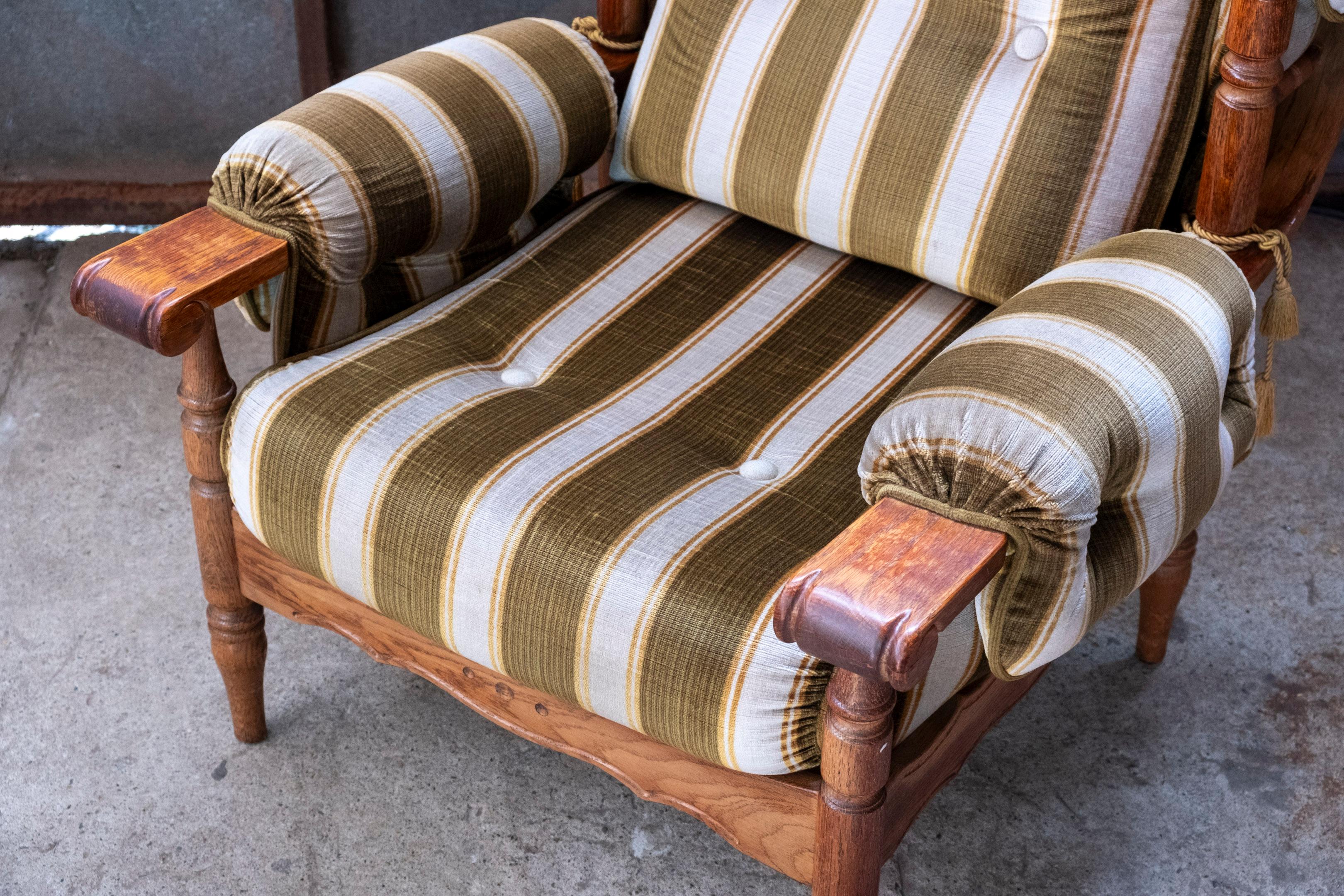 Coppia di sedie da salotto Henry Kjærnulf in Oak, Nyrup Møbelfabrik anni '70 in vendita 6