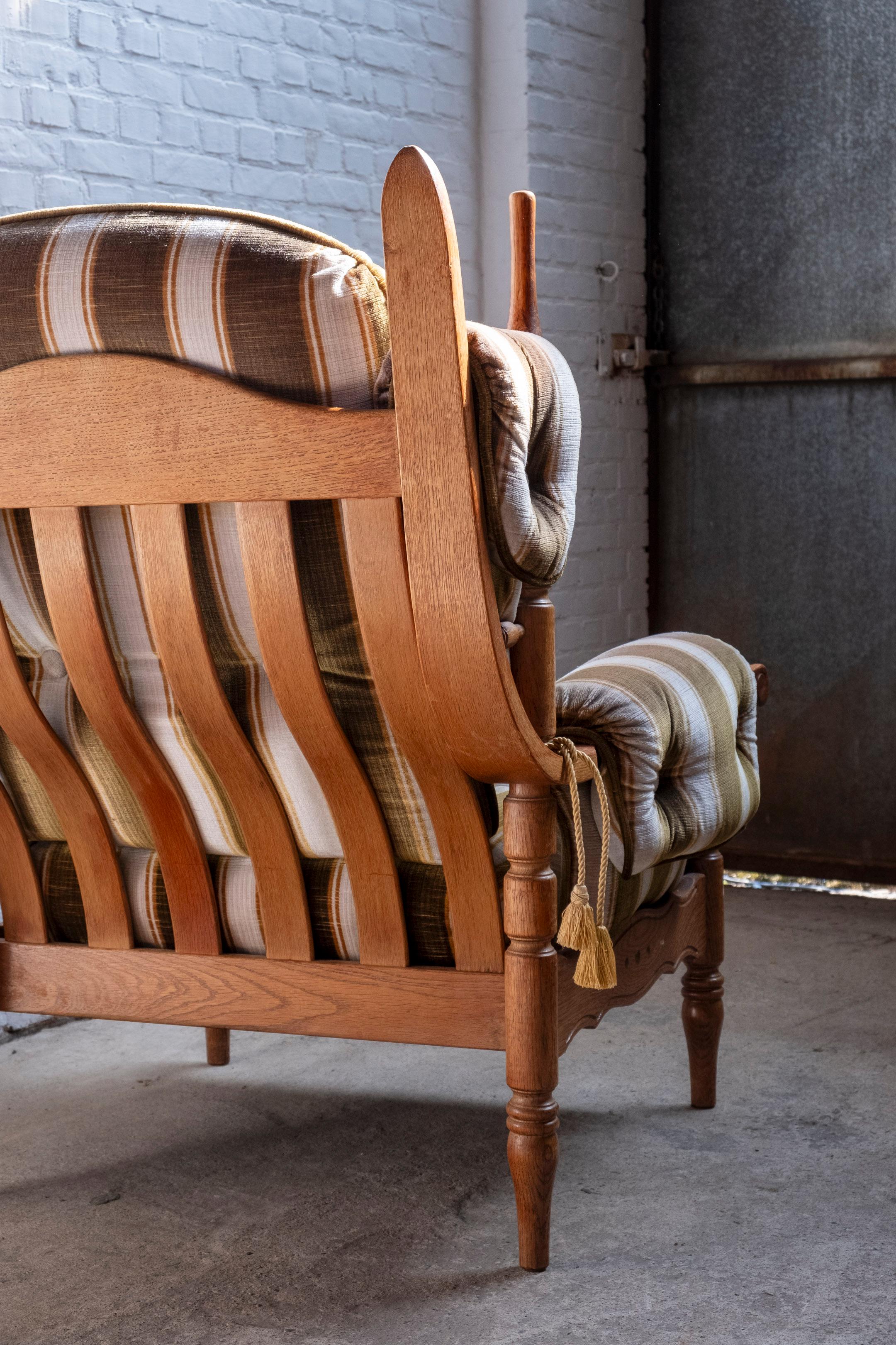 Coppia di sedie da salotto Henry Kjærnulf in Oak, Nyrup Møbelfabrik anni '70 in vendita 2