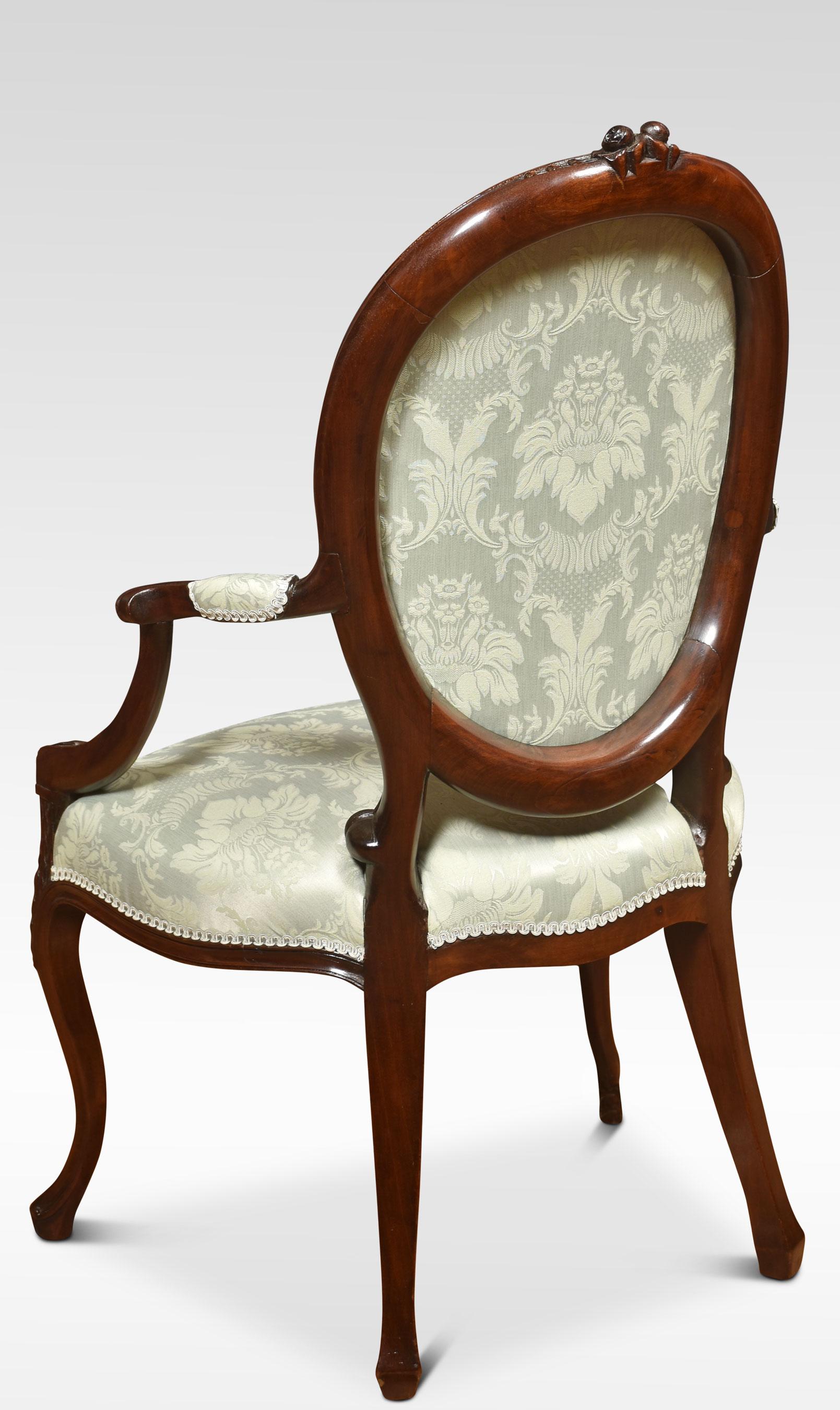 Pair of Hepplewhite Mahogany Framed Armchairs In Good Condition For Sale In Cheshire, GB