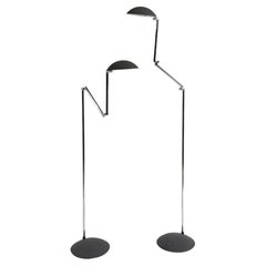Pair of Herbert H. Schultes "Orbis" Floor Lamps by ClassiCon