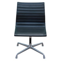 Pair of Herman Miller Aluminum Group Armless Office Chairs