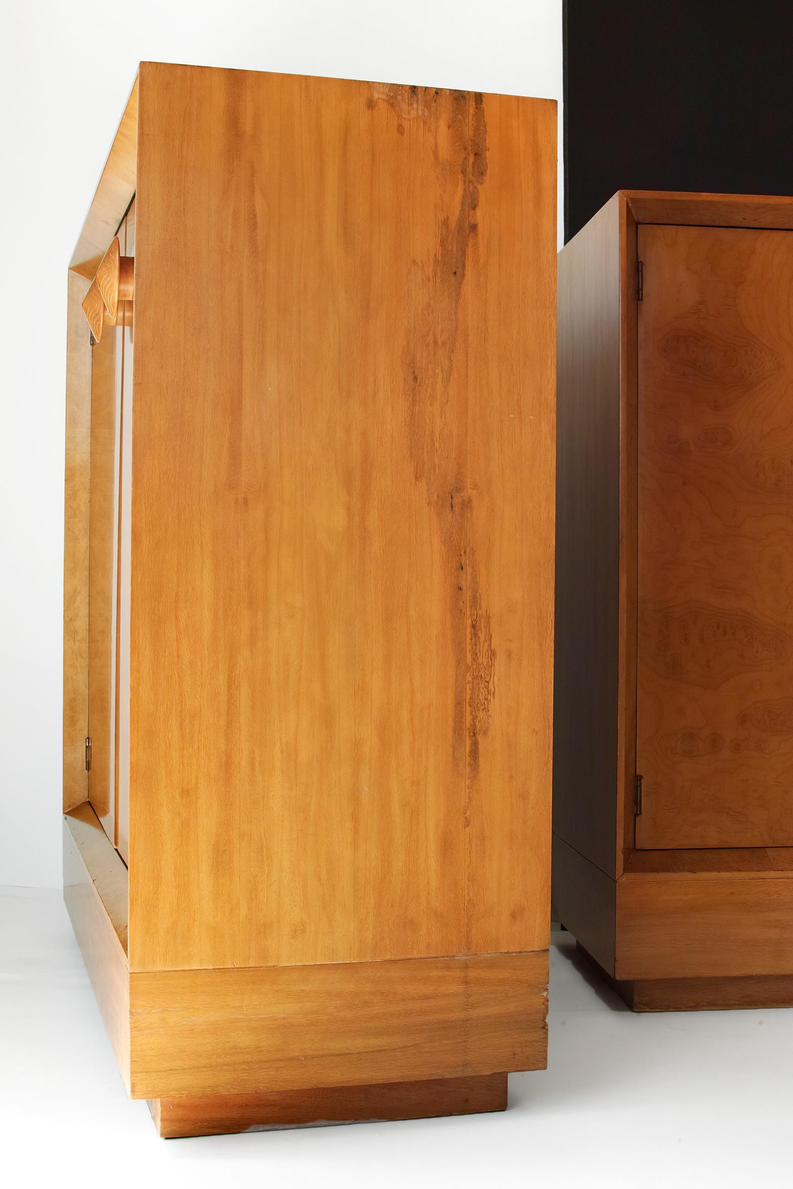 Pair of Herman Miller Paldao Dresser-Cabinets by Gilbert Rohde 1