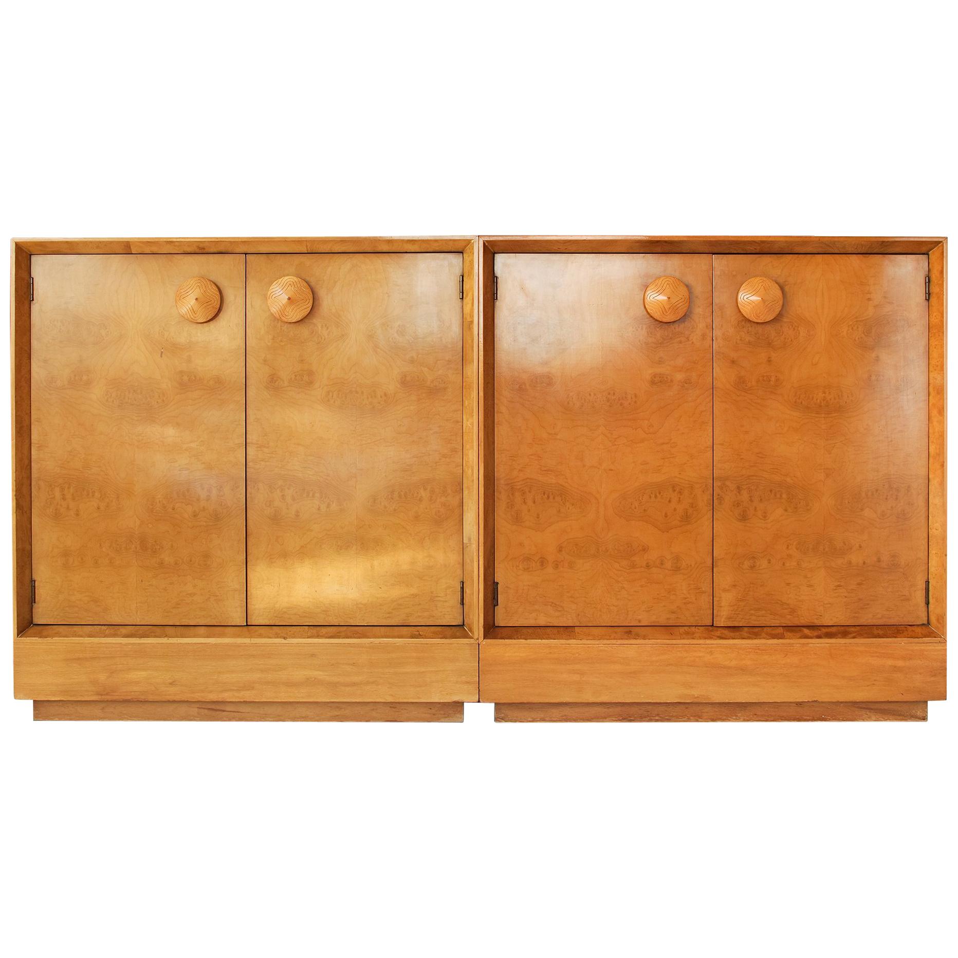 Pair of Herman Miller Paldao Dresser-Cabinets by Gilbert Rohde