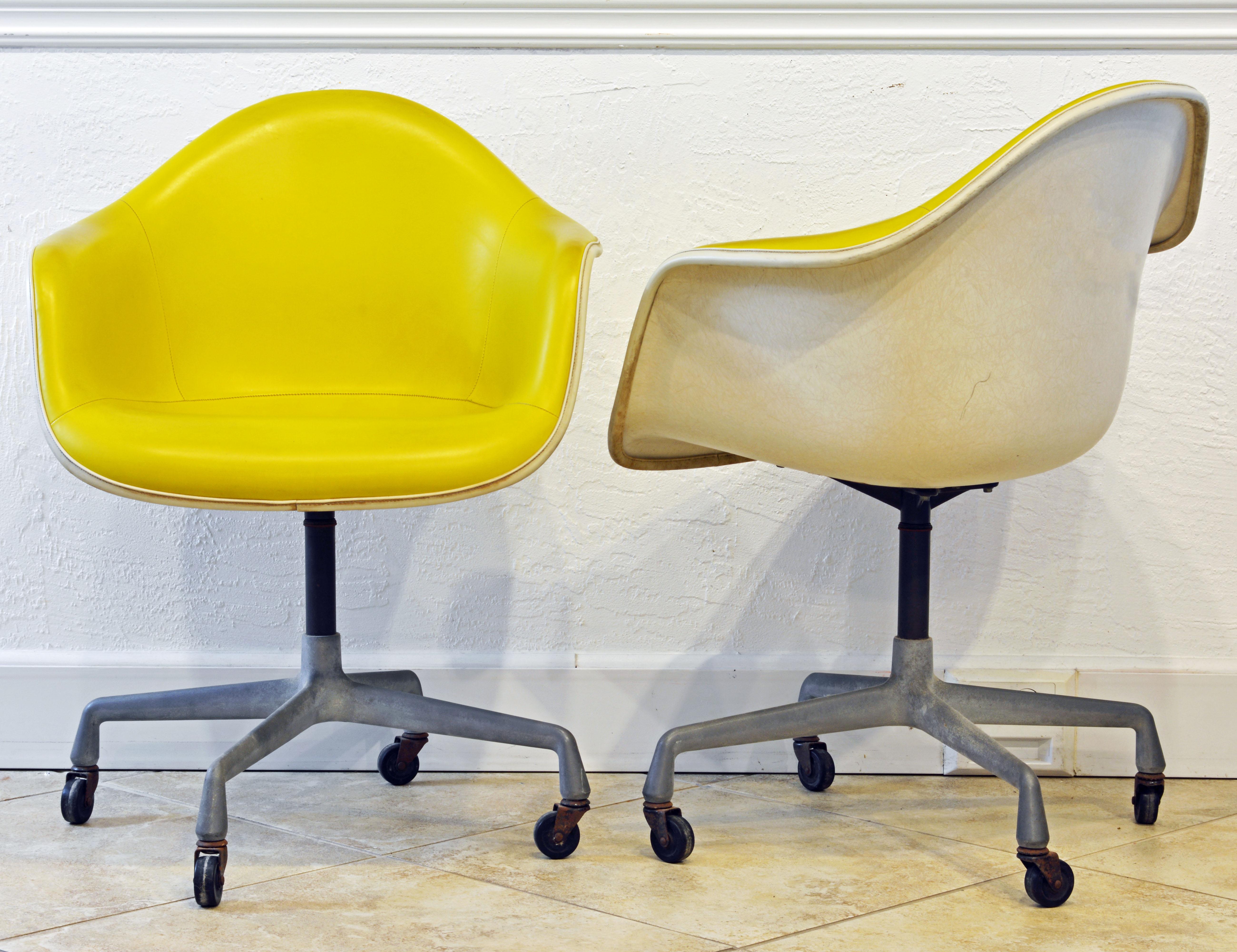 herman miller swivel shell chair