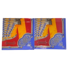 Hermes Coppia di vassoi Brandebourgs Vide Poches o Change Trays