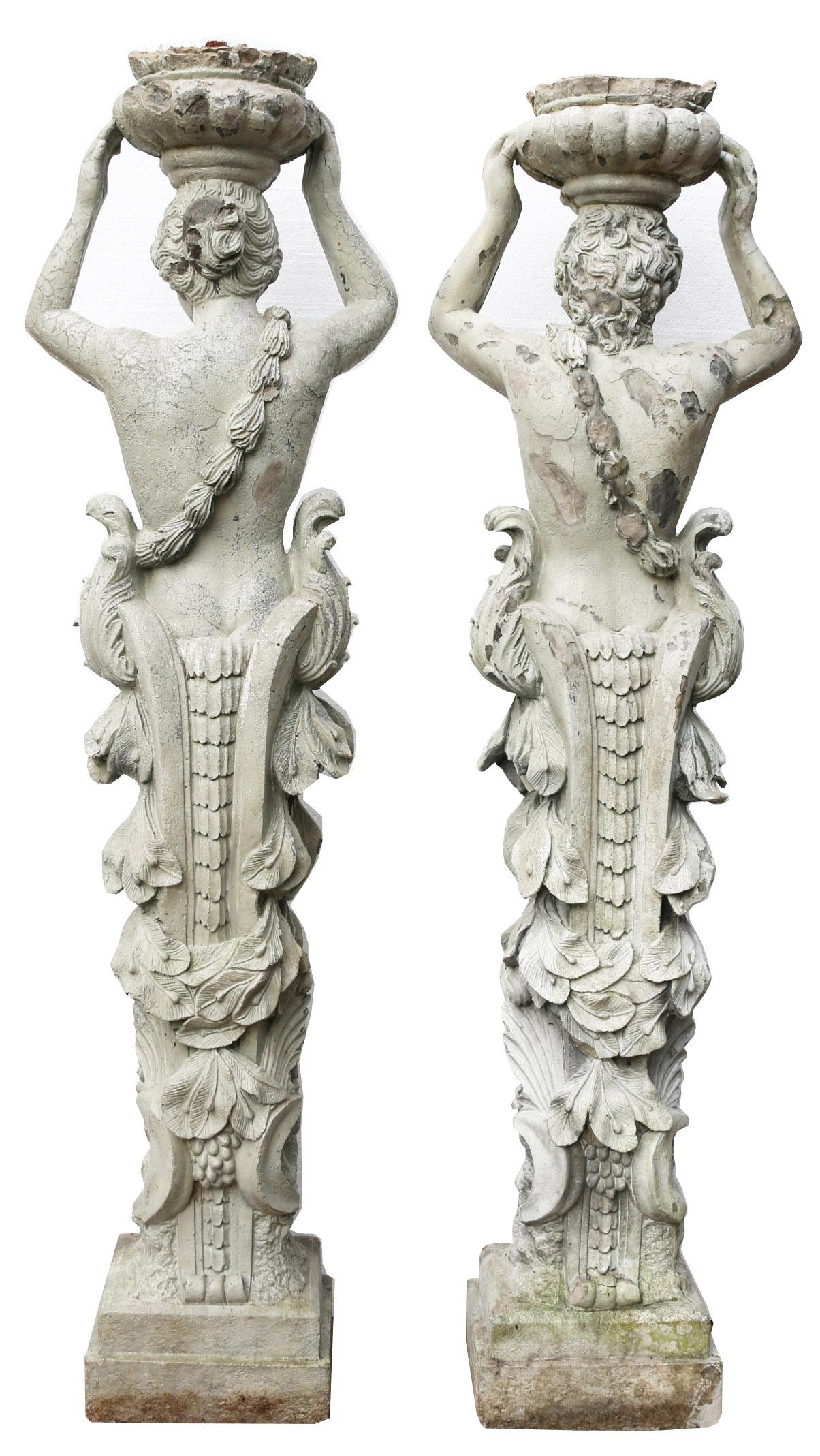 caryatids and herms